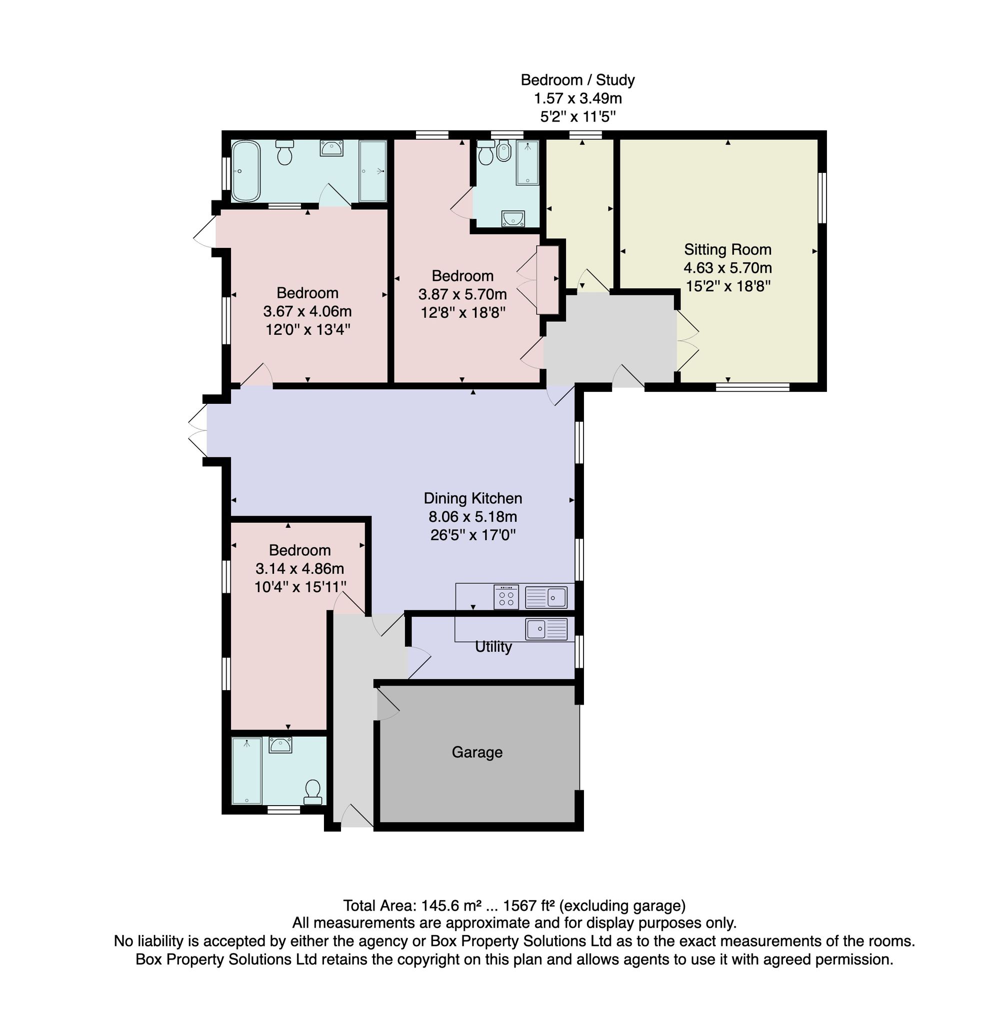 126 Walton Park, Harrogate floorplan