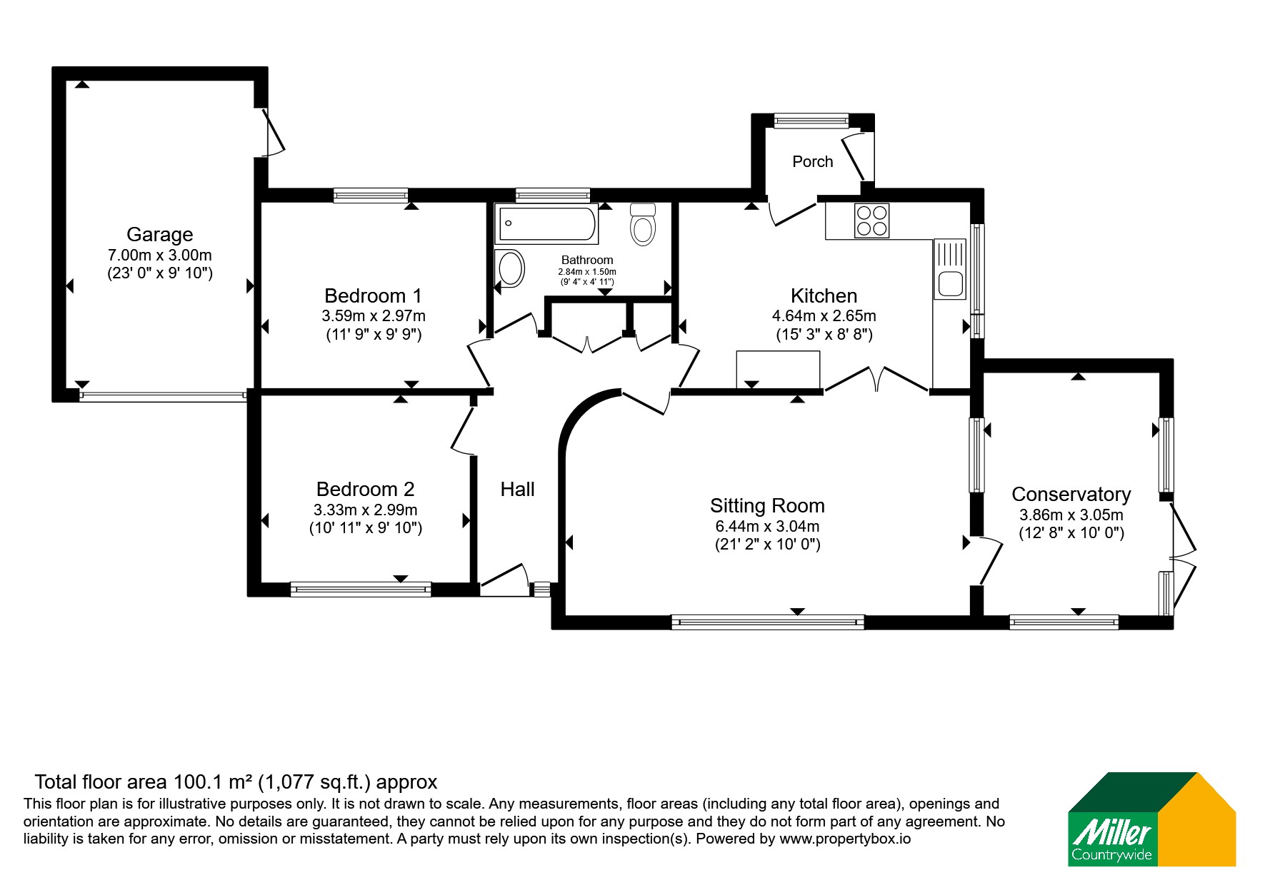 Caribou,, Relubbus Lane, Penzance floorplan