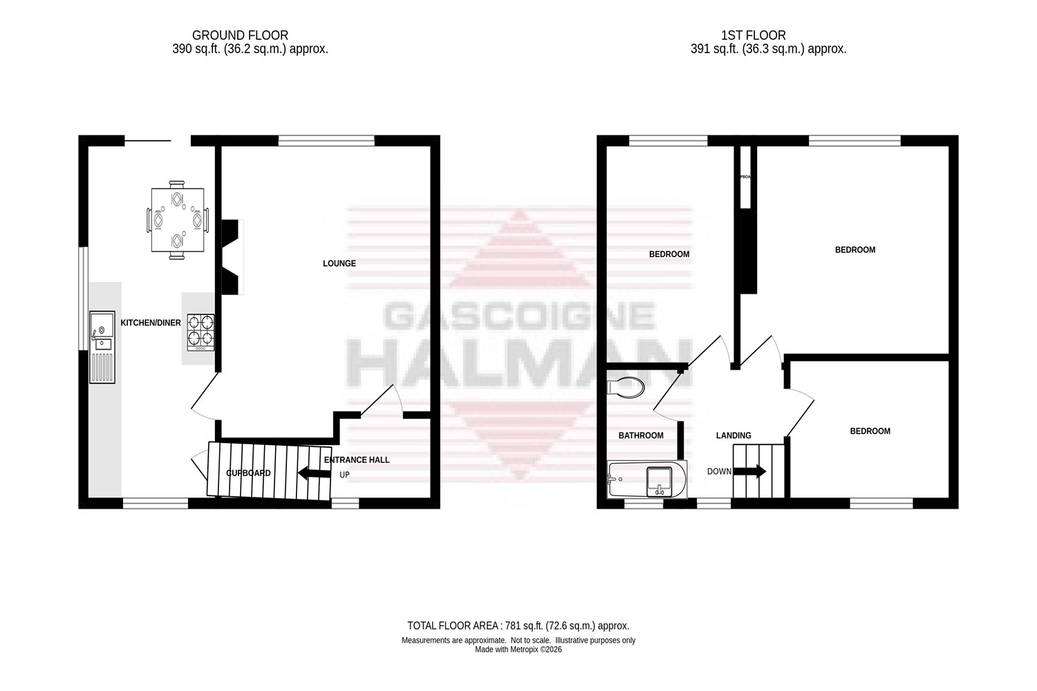 1, Chorley Wood Avenue, Burnage floorplan