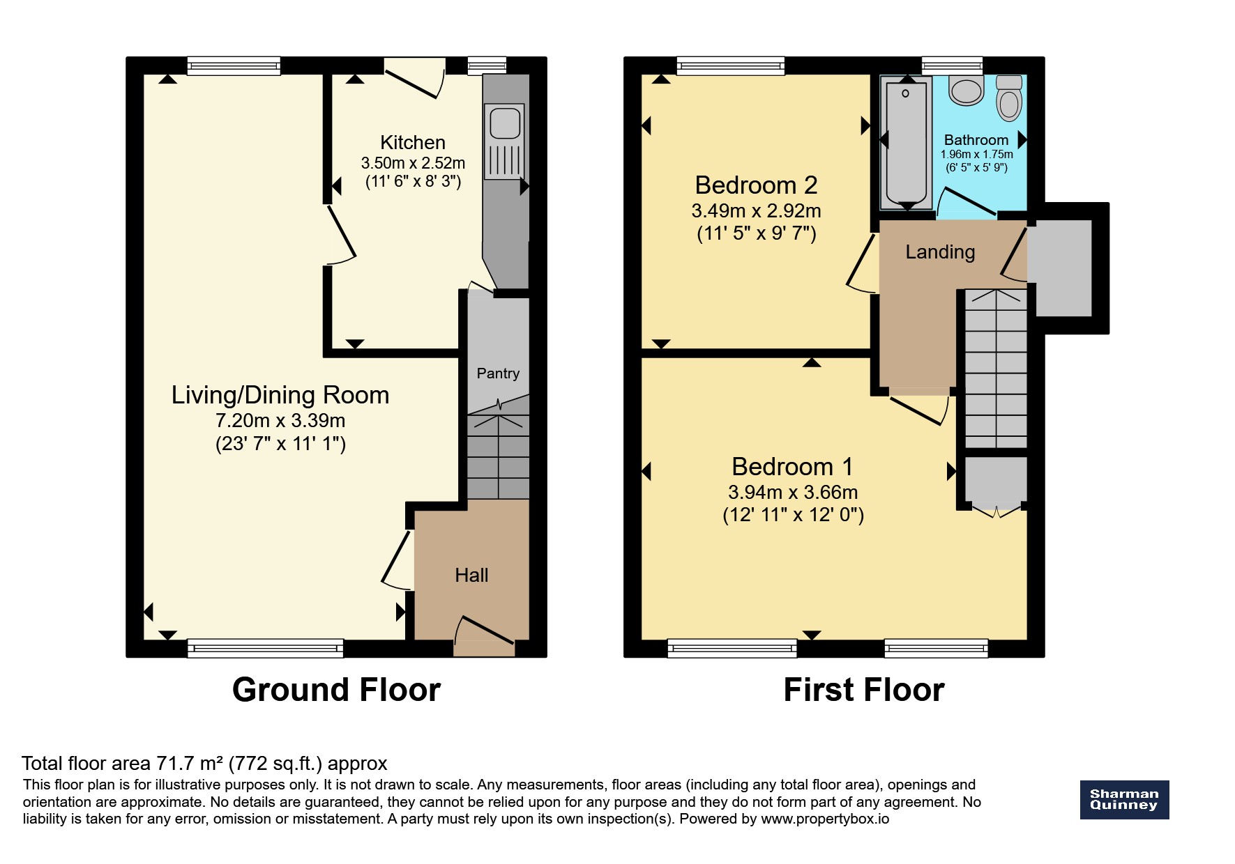 18, Whyte Court, Huntingdon floorplan