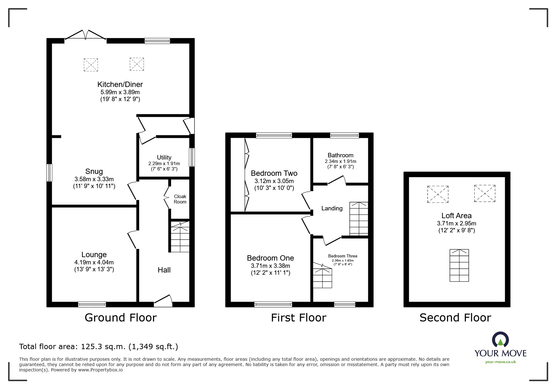 76, Woodville Road, Swadlincote floorplan