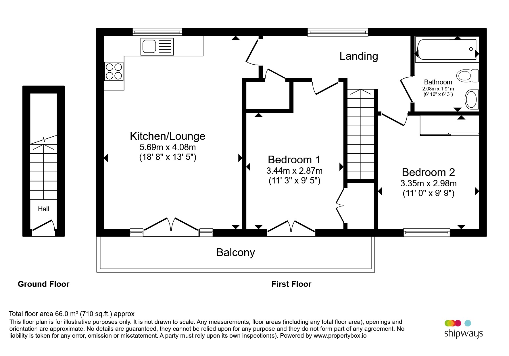 13, Aspen Road, Rugby floorplan