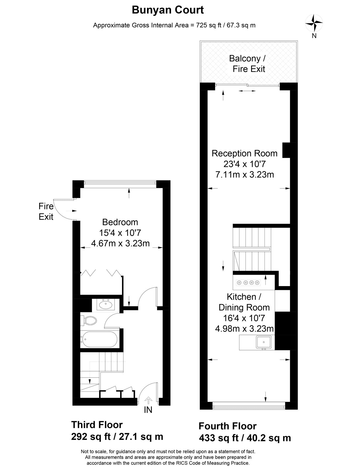 1 Bedrooms Flat to rent in Bunyan Court, Barbican, London EC2Y