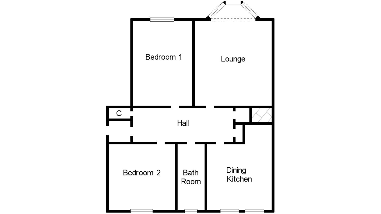 2 Bedrooms Flat for sale in Waverley Gardens, Glasgow, Lanarkshire G41