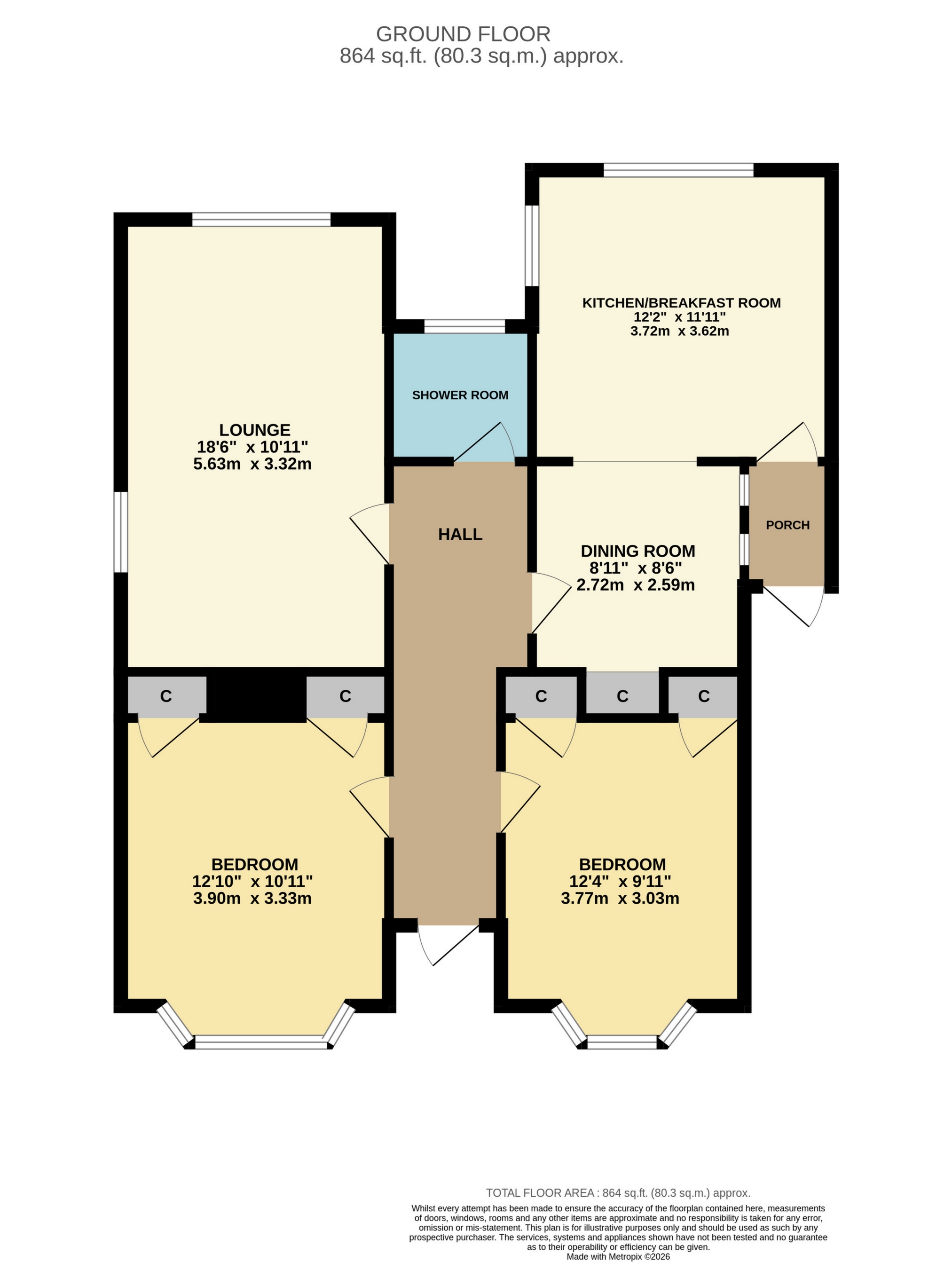 8, Beaconfield, Yeovil floorplan