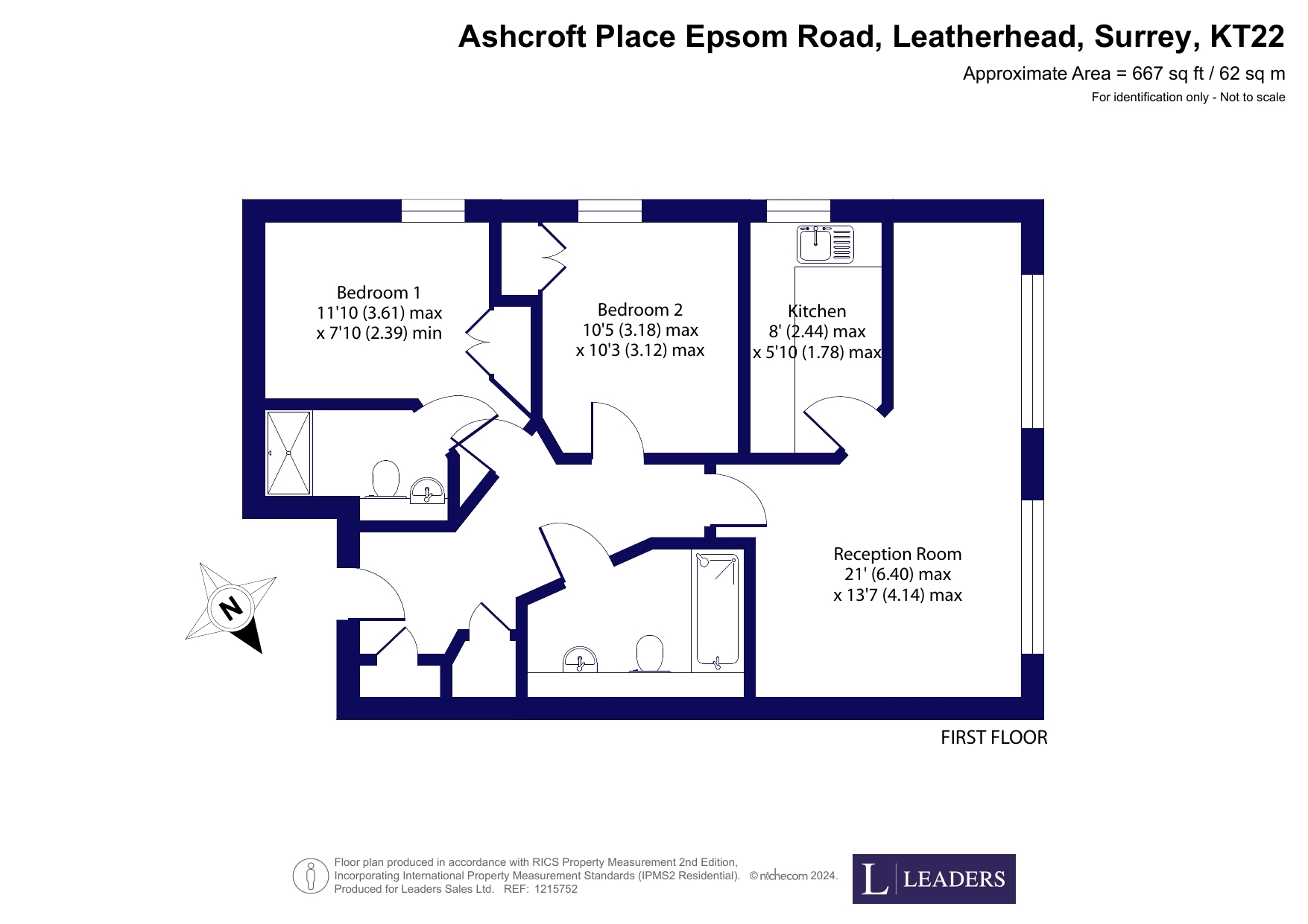41, Ashcroft Place, Leatherhead floorplan