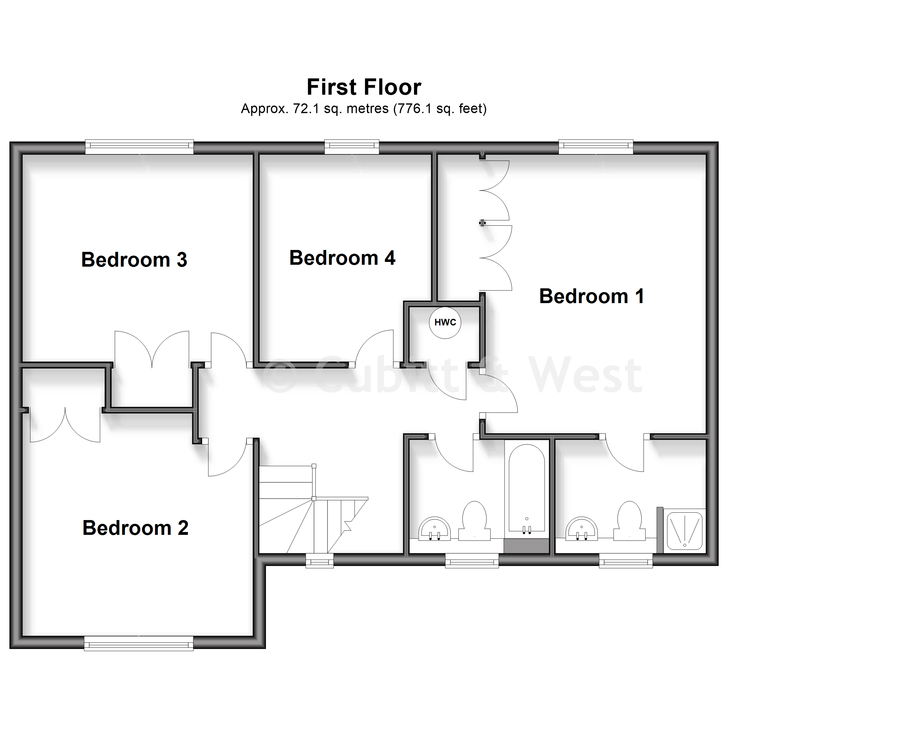 37, Priors Acre, Chichester floorplan