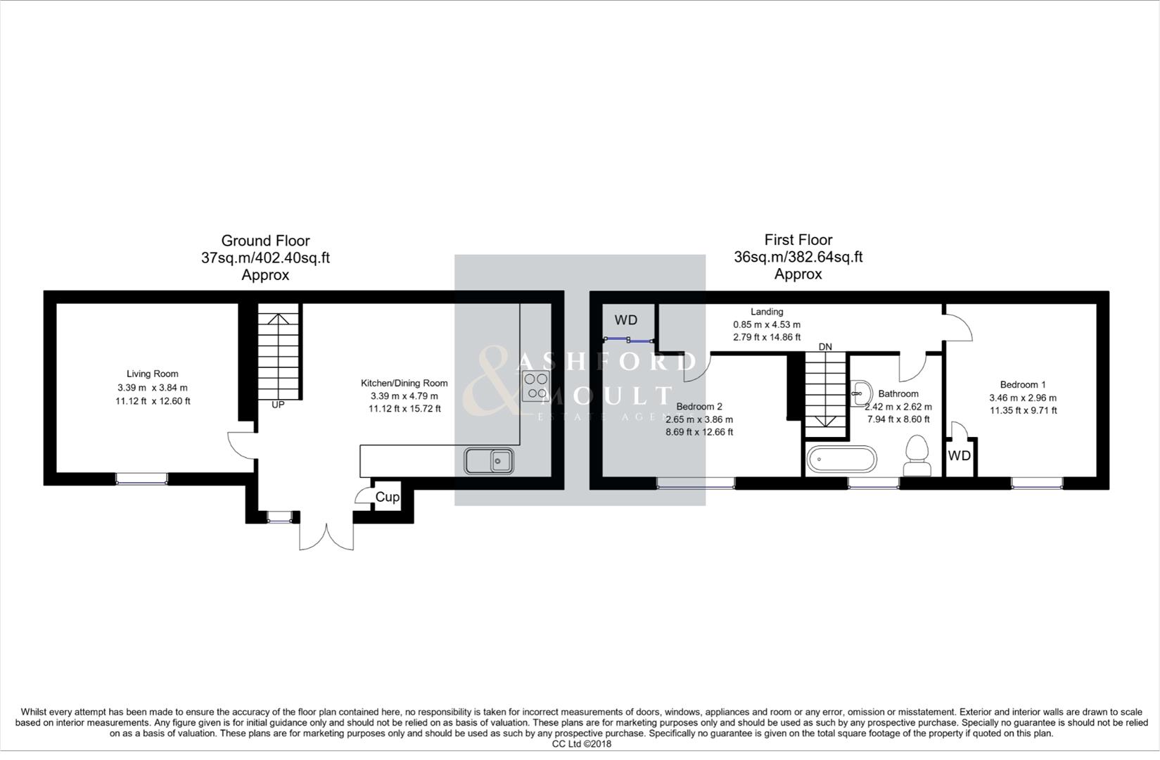 85, Main Street, Nottingham floorplan