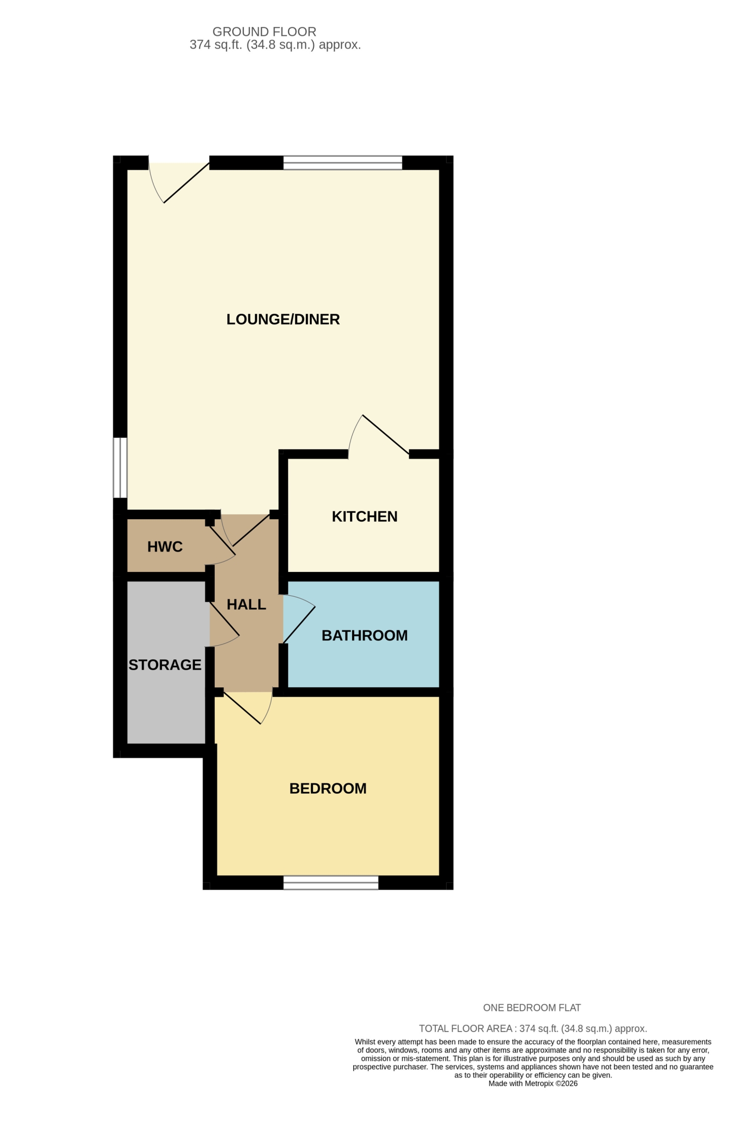 7, The Wells, Wellingborough floorplan
