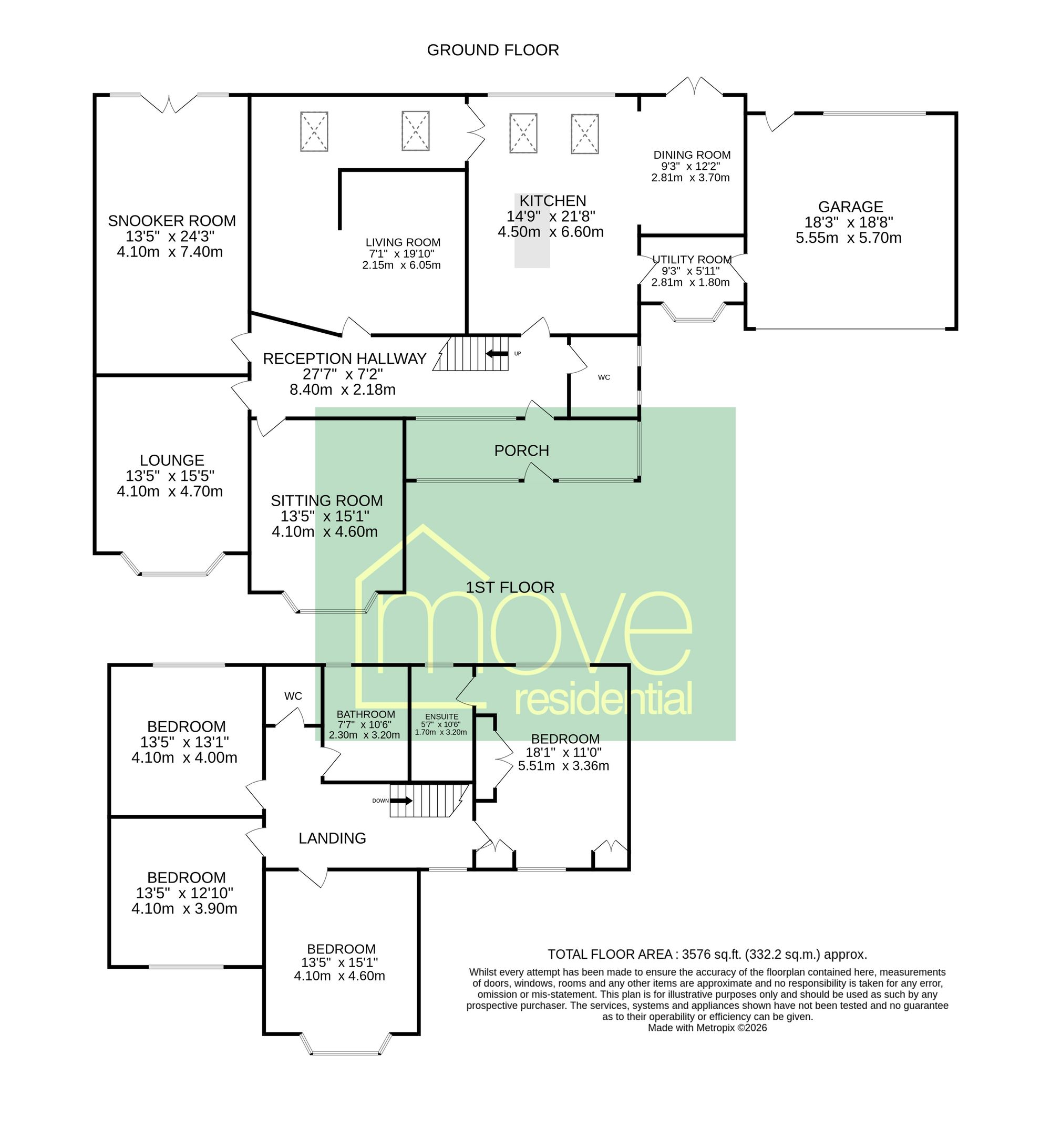 Montrose Mill Lane, Neston floorplan