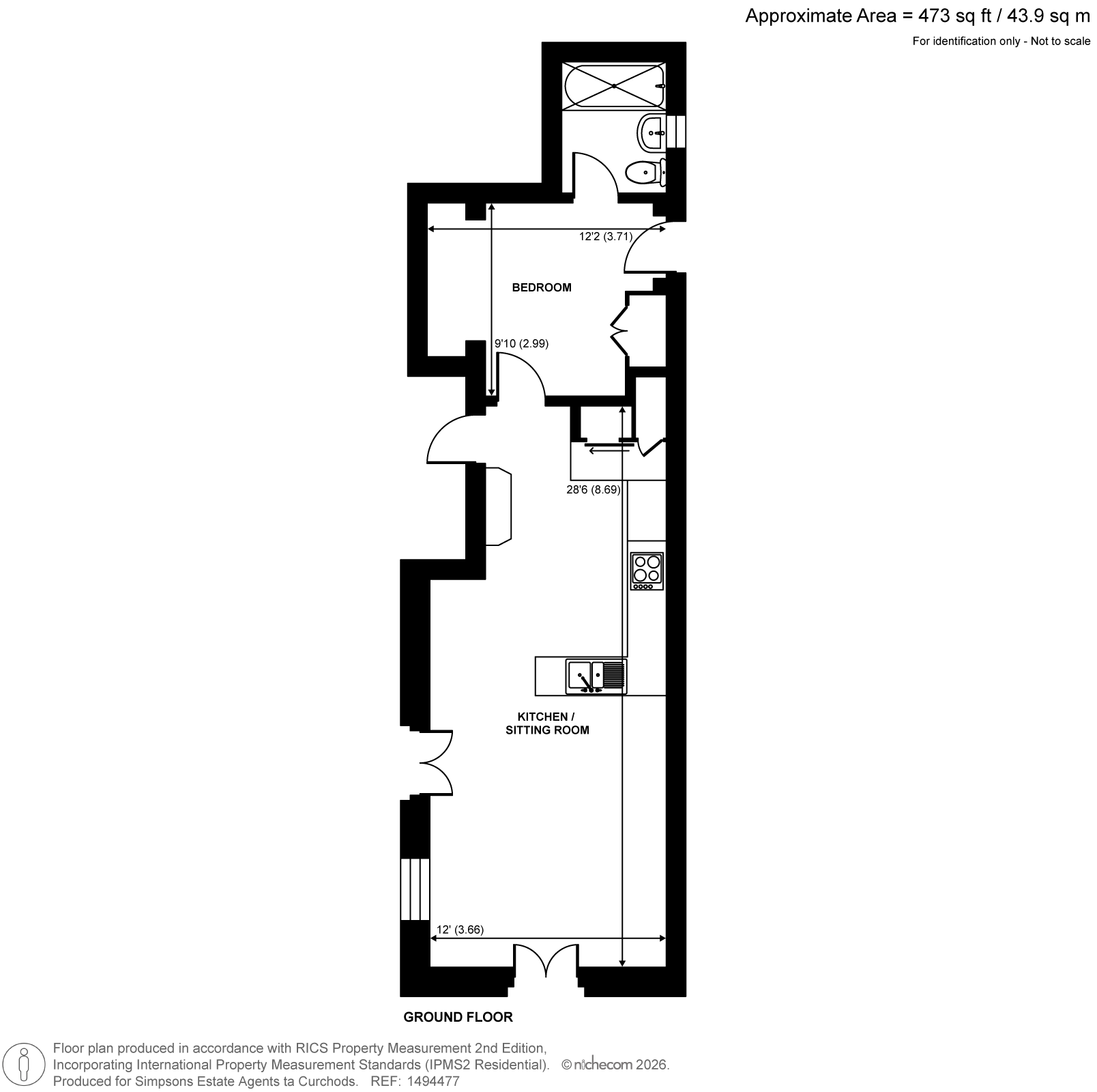 Annexe At., 32, Barnsbury Close, New Malden floorplan