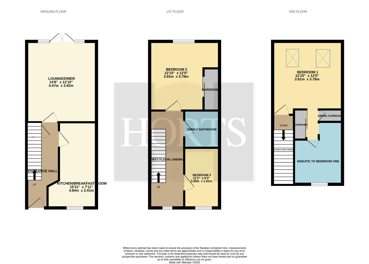 15, Rose Hill Way, Kettering floorplan