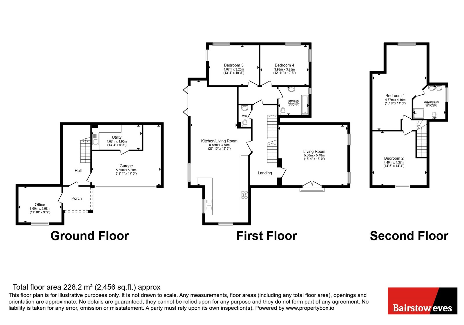 46, Beeston Close, Nottingham floorplan