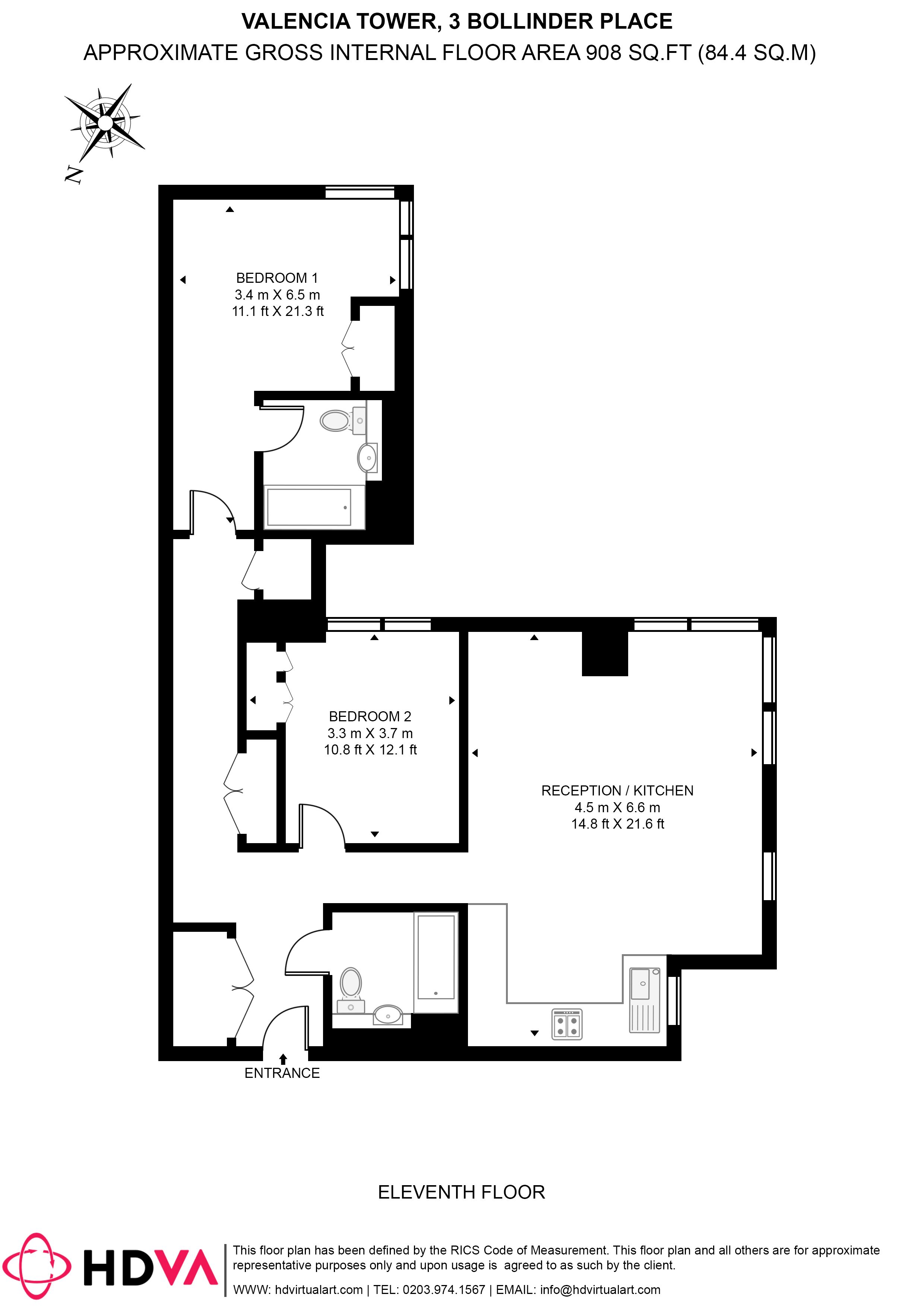 Bollinder Place, London floorplan
