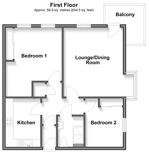 Glandford Way, Chadwell Heath floorplan