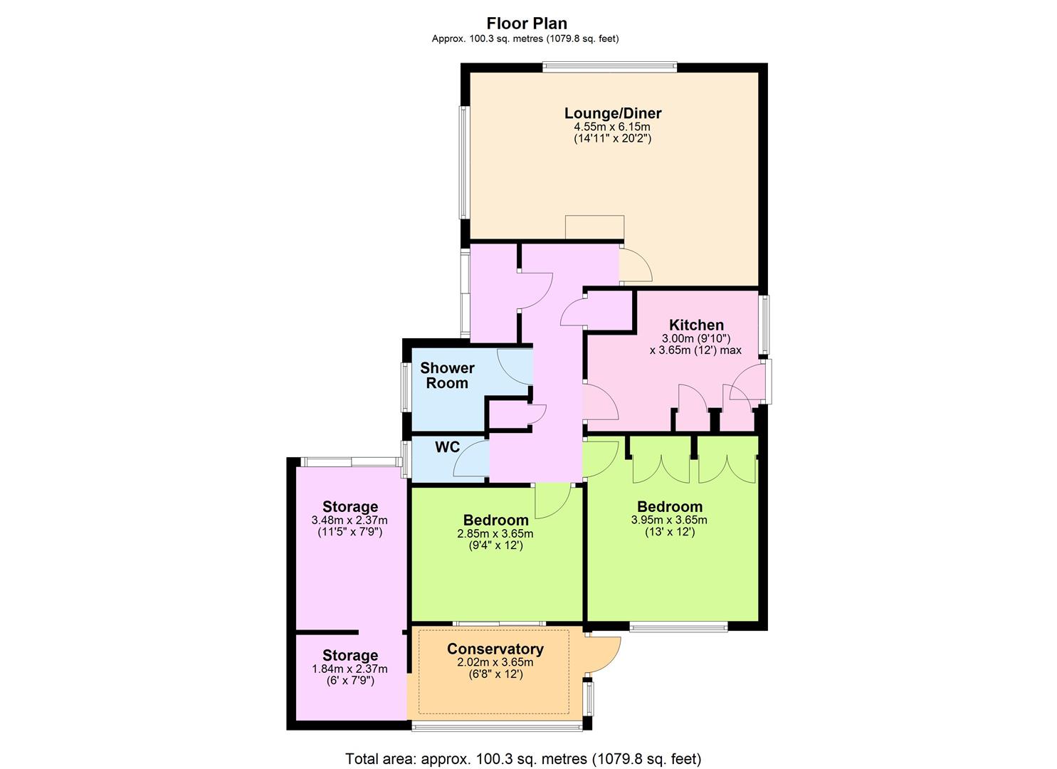 128, Findon Road, Worthing floorplan