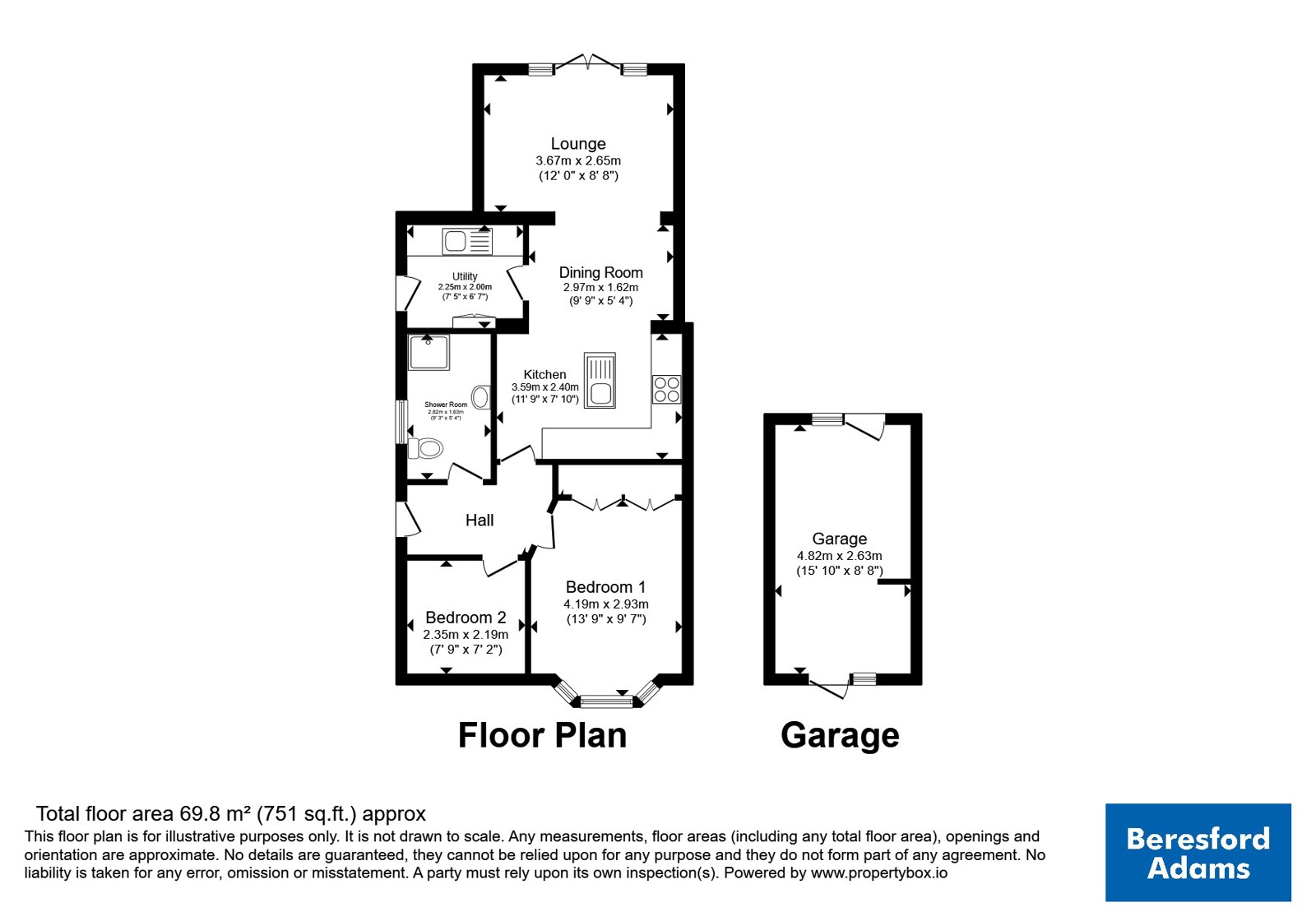 Sedgemoor,, Whitford Road, Holywell floorplan