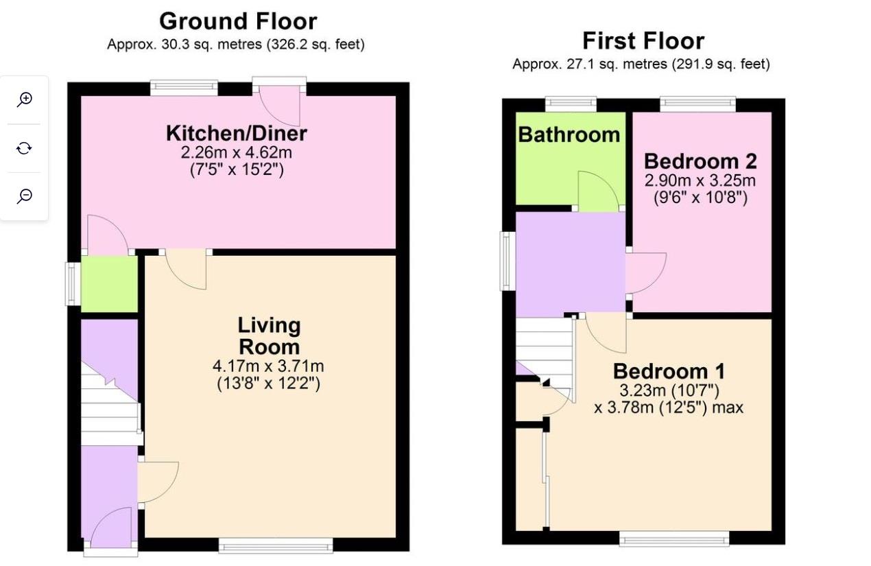 22, Exley Road, Keighley floorplan