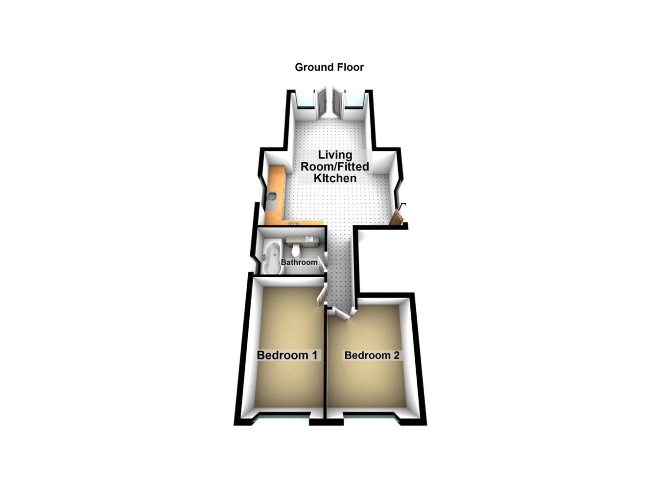 2 Bedrooms Maisonette for sale in Salisbury Road, Hoddesdon, Herts EN11