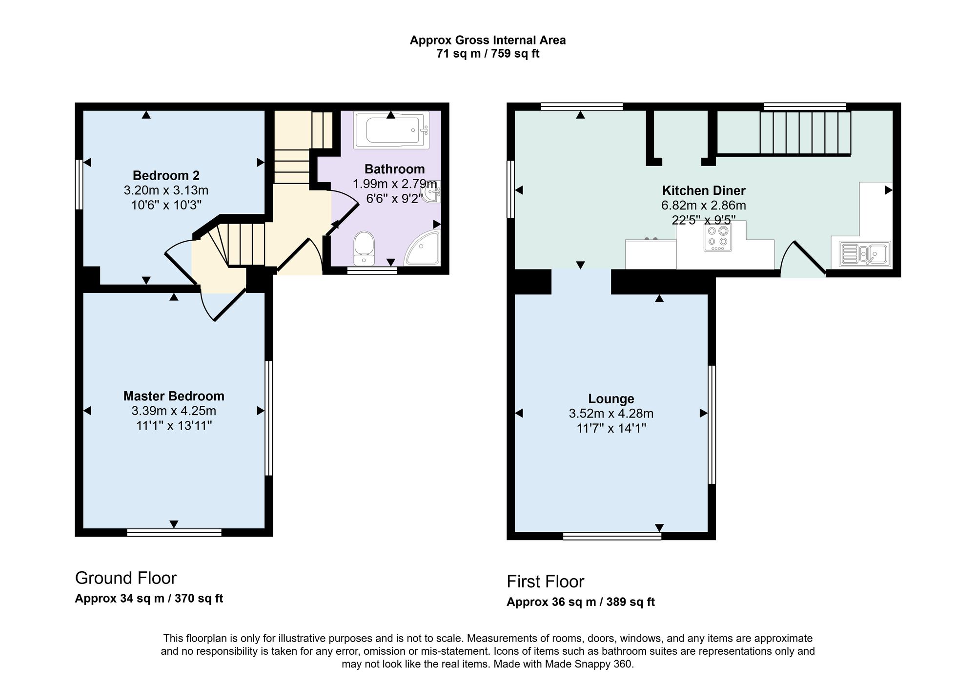 7 Upper Pule Swales Moor Road, Halifax floorplan