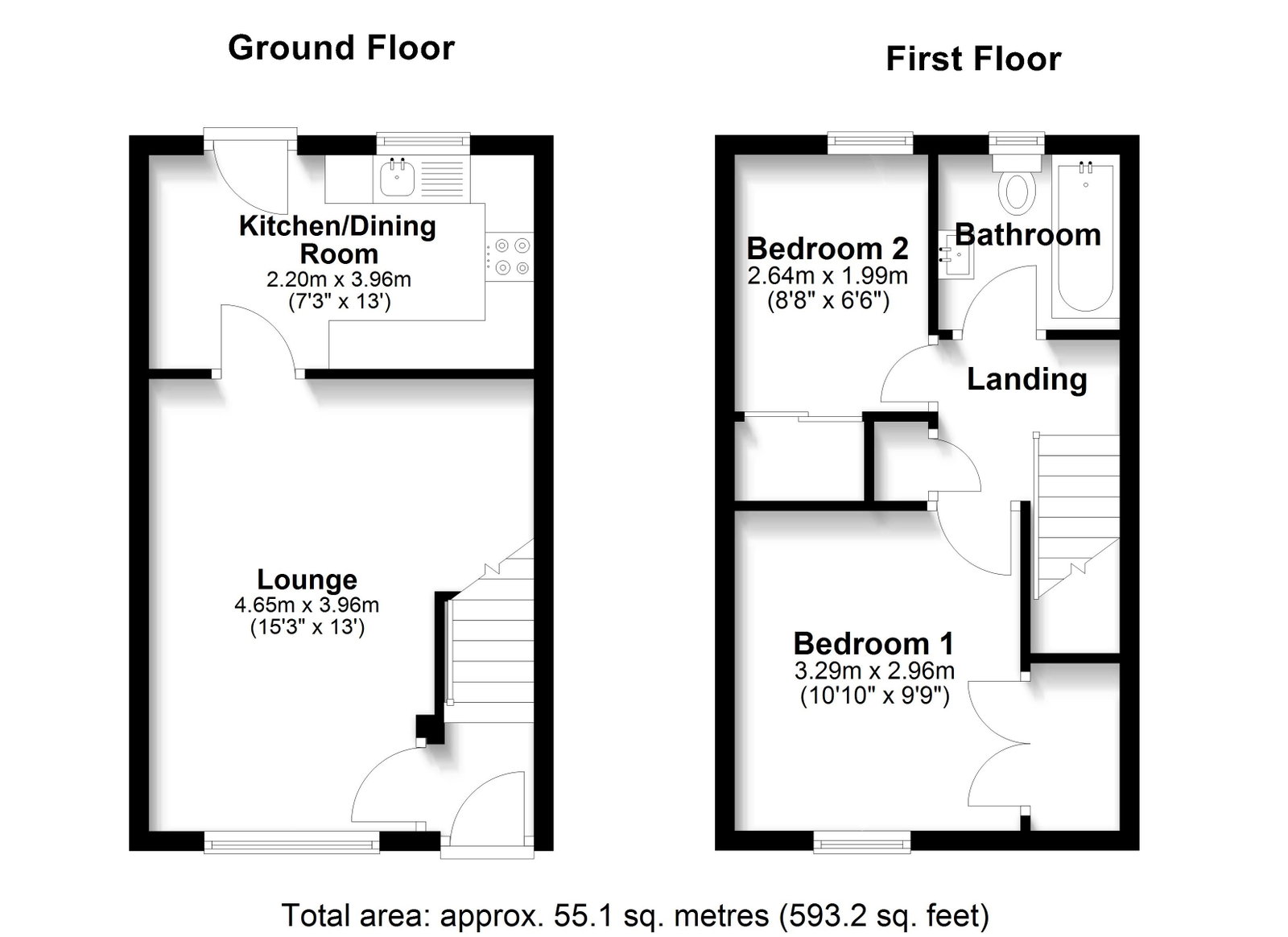 82, Woodlawn Way, Cardiff floorplan