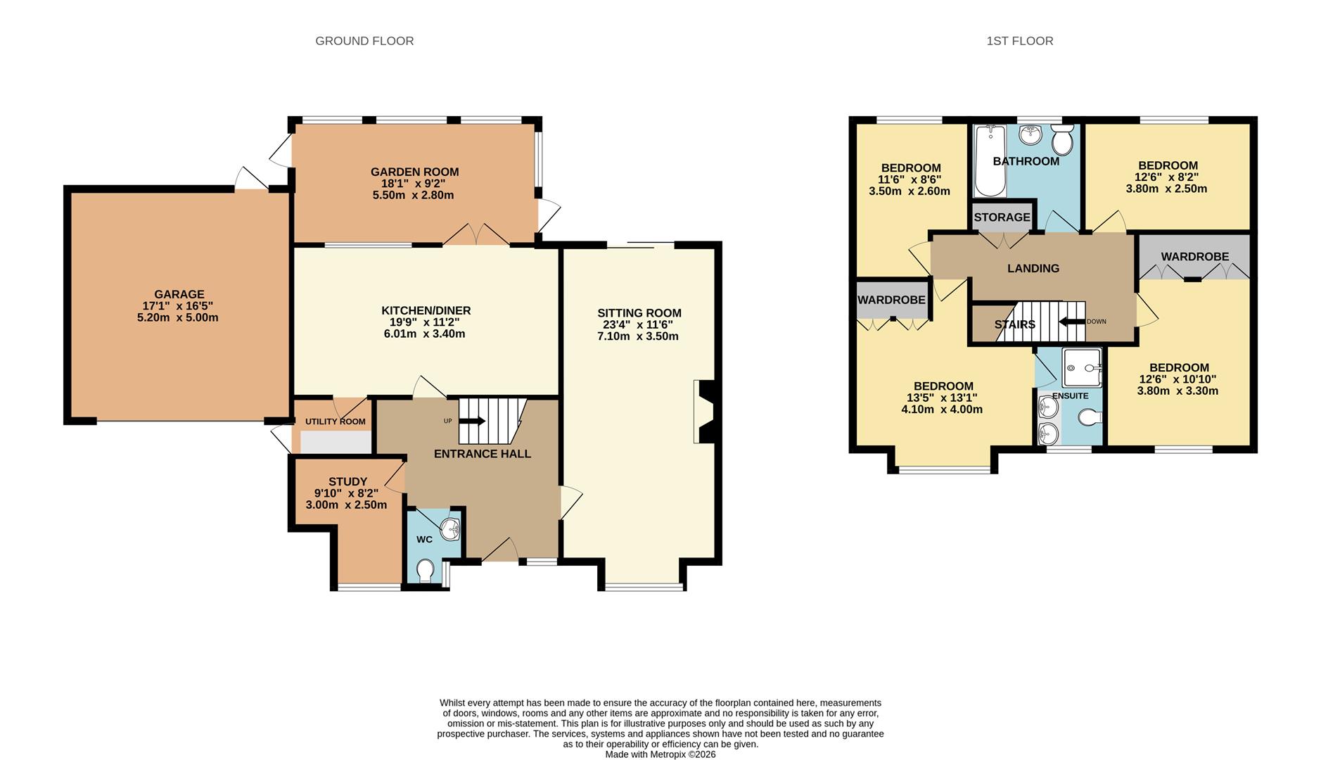 15, Calvert Close, Uckfield floorplan