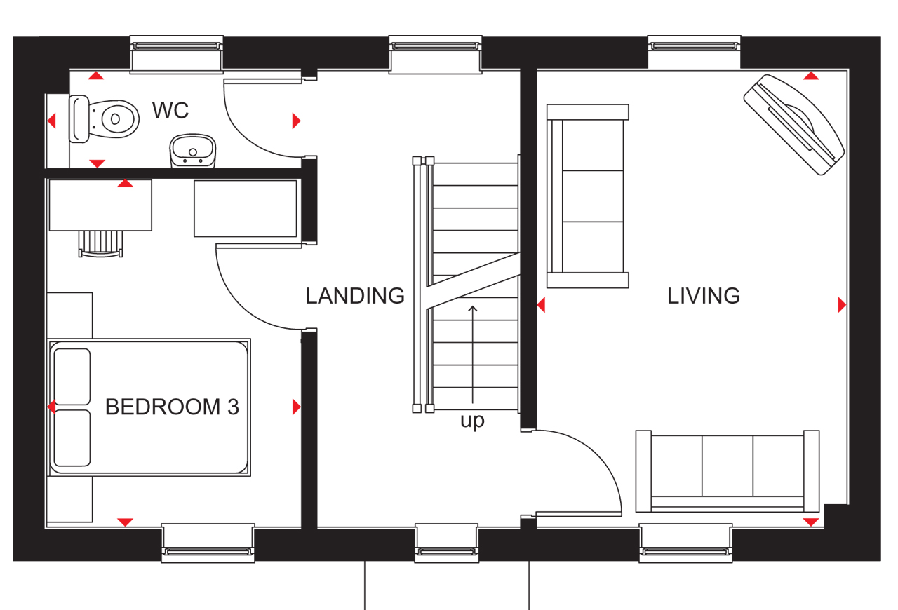"Alvecote" at Queen Elizabeth Road, Nuneaton CV10, 3 bedroom detached
