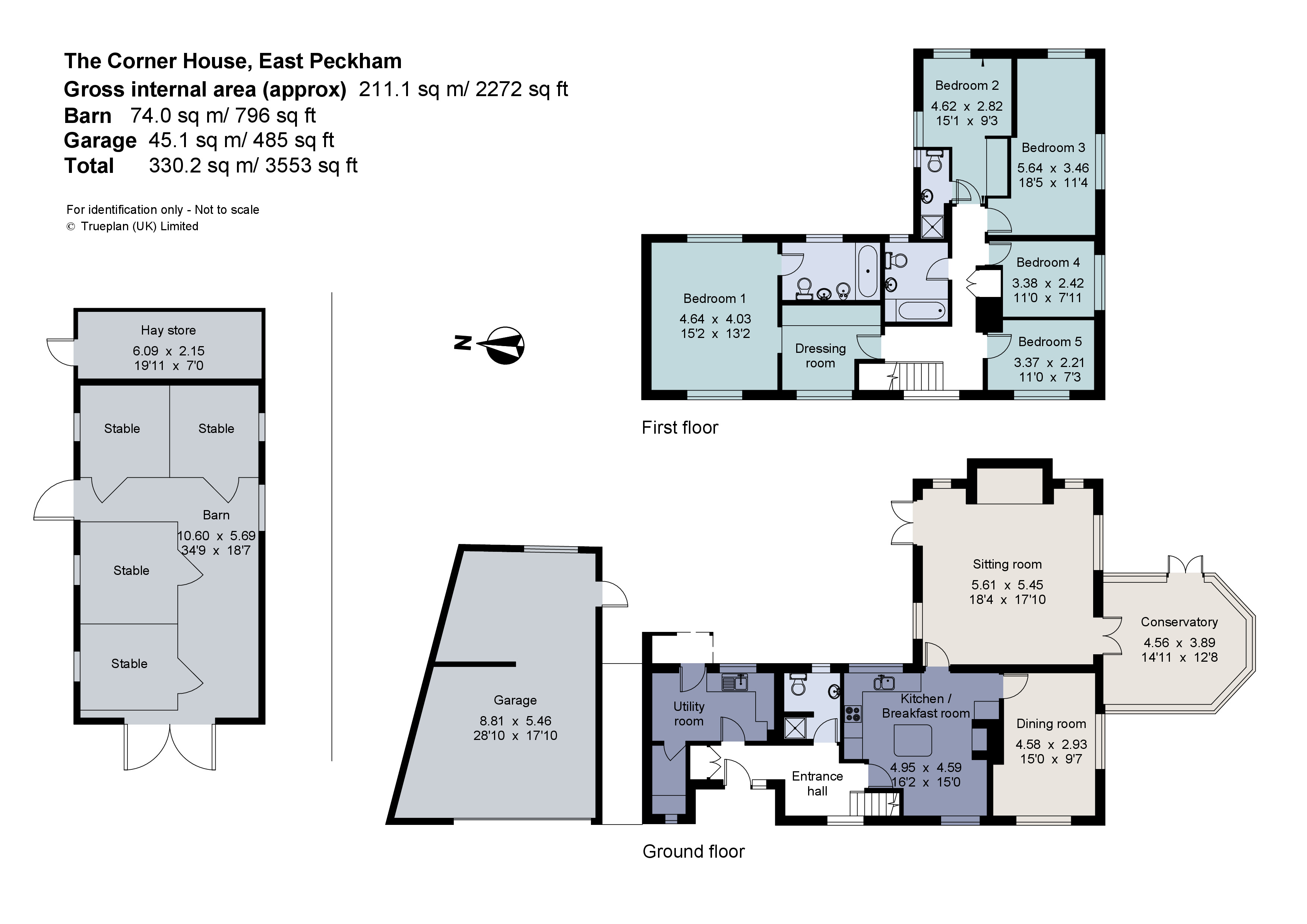 The Corner House, 321, Bush Road, Tonbridge floorplan