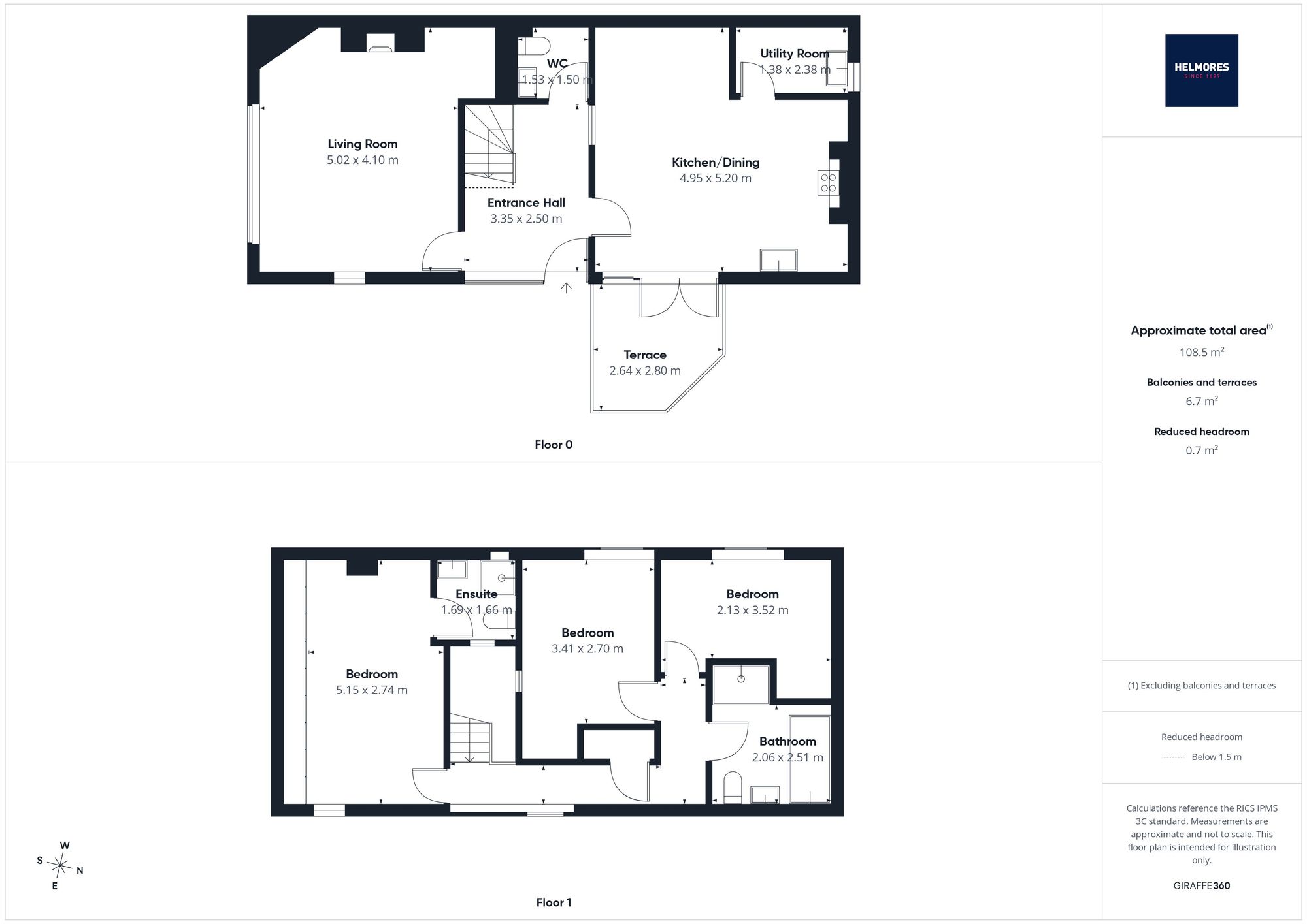 Linhay Barn Four Mills Lane, Crediton floorplan