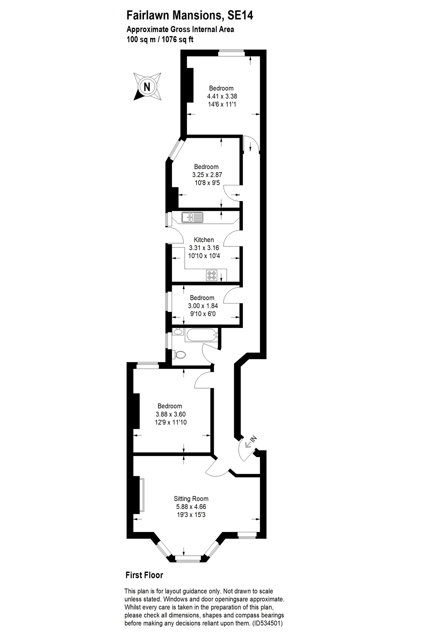4 Bedrooms Flat to rent in New Cross Road, London SE14