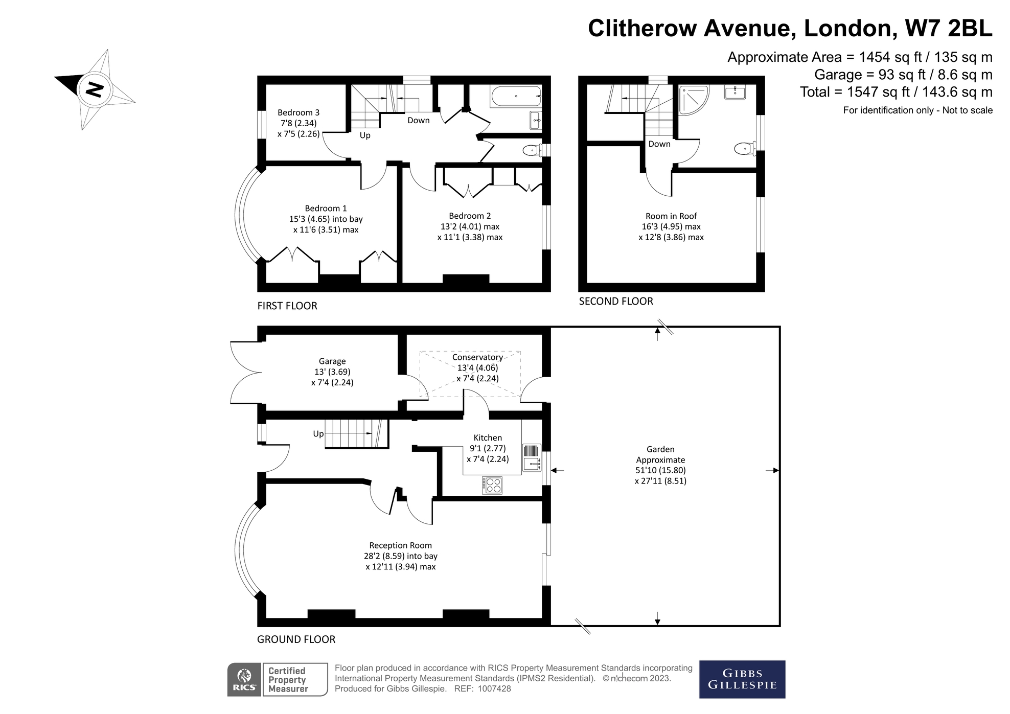 105, Clitherow Avenue, London floorplan