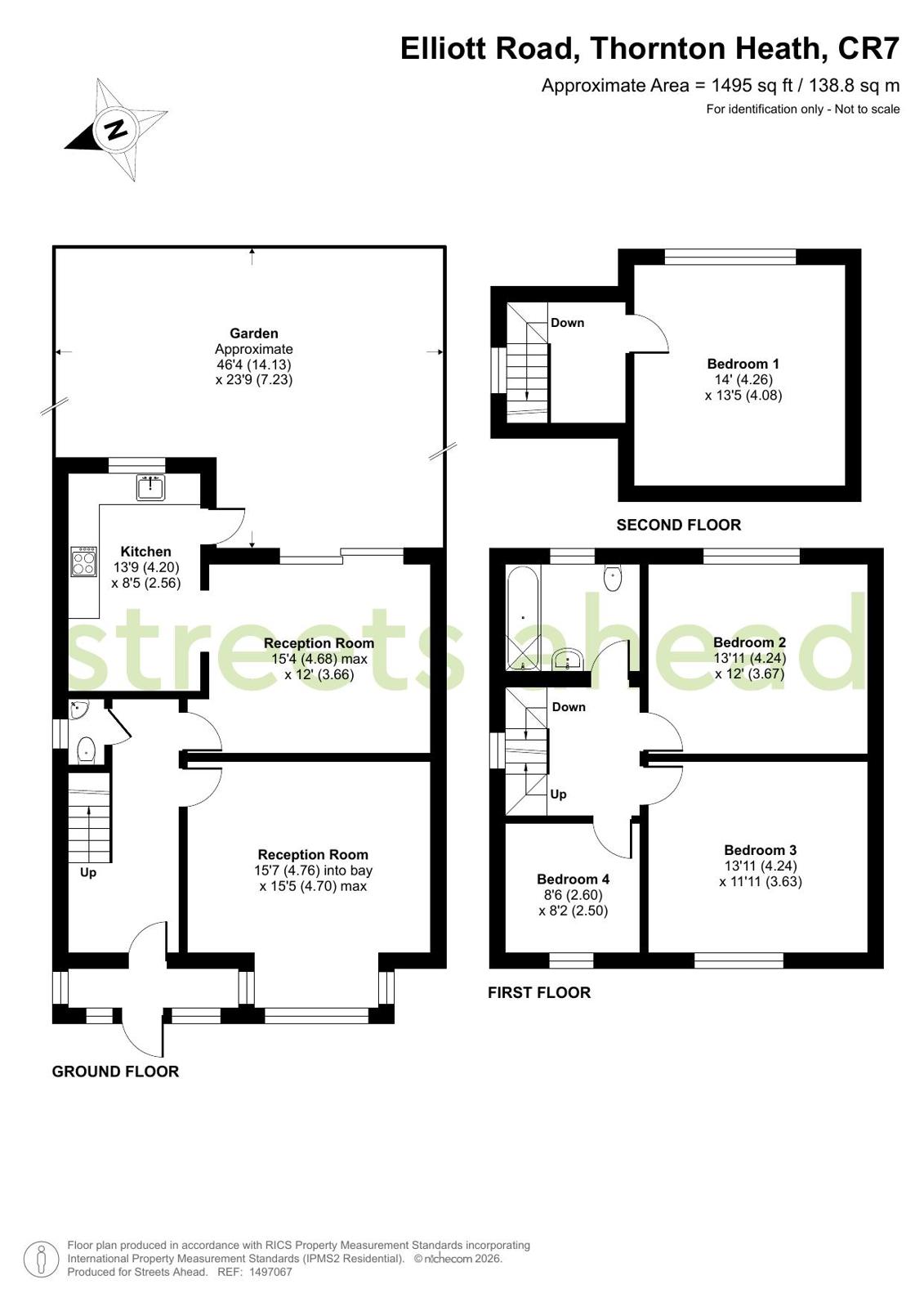 48, Elliott Road, Thornton Heath floorplan