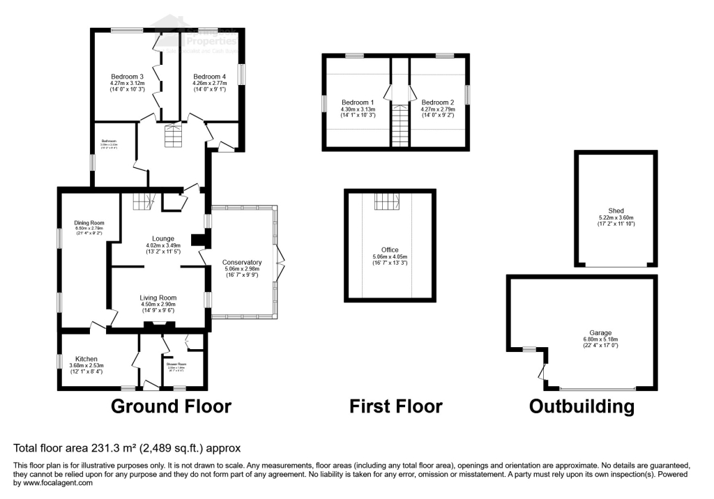 Cefn Y Waen U Chaf, Waunfawr, Waunfawr floorplan