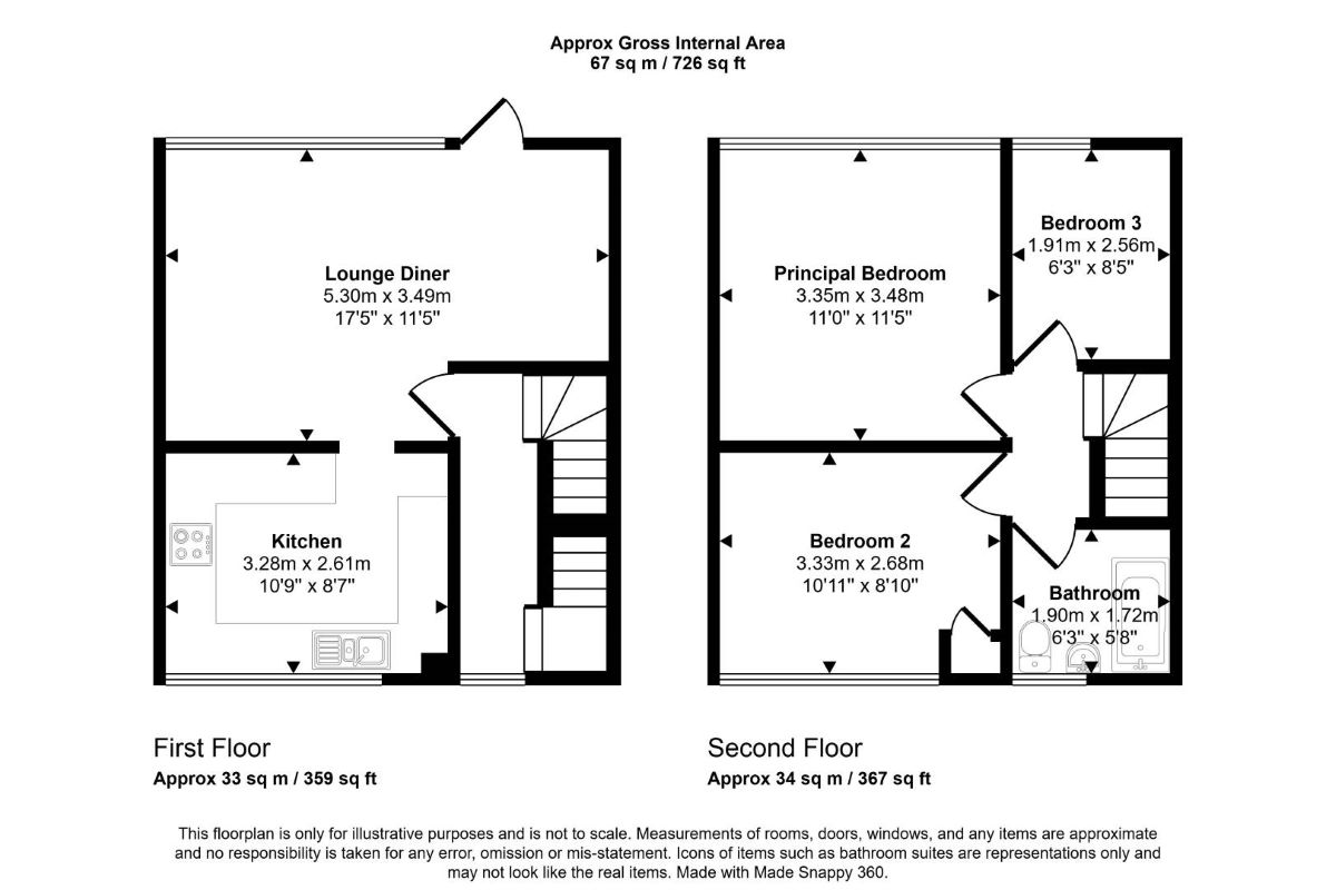 4(A), Kingsway, Camberley floorplan