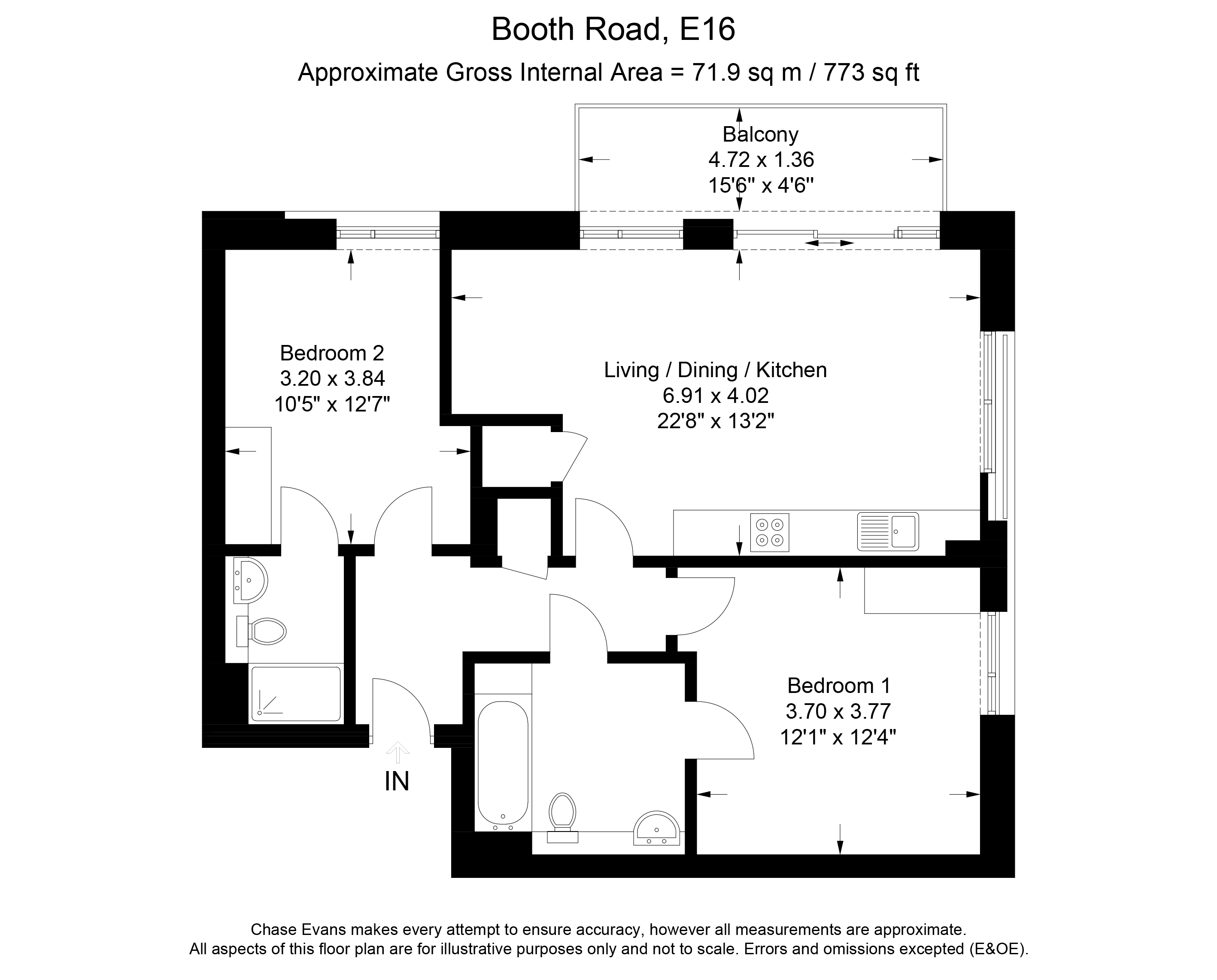 2 Bedrooms Flat to rent in Waterside Park, Waterside Heights, Royal Docks E16