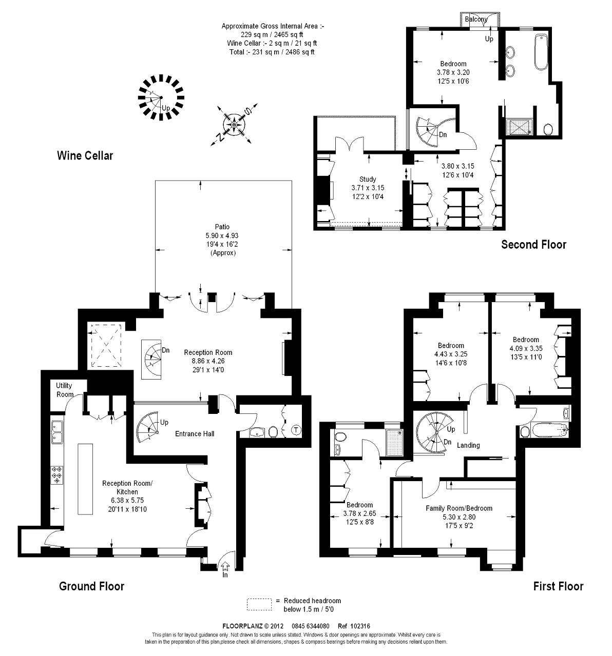 5 Bedrooms Terraced house to rent in Justice Walk, London SW3