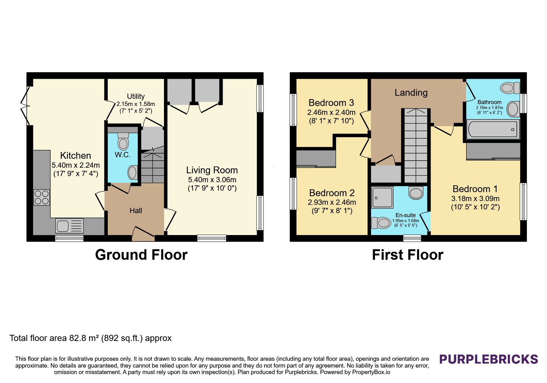 56, Rocks Place, Clydebank floorplan