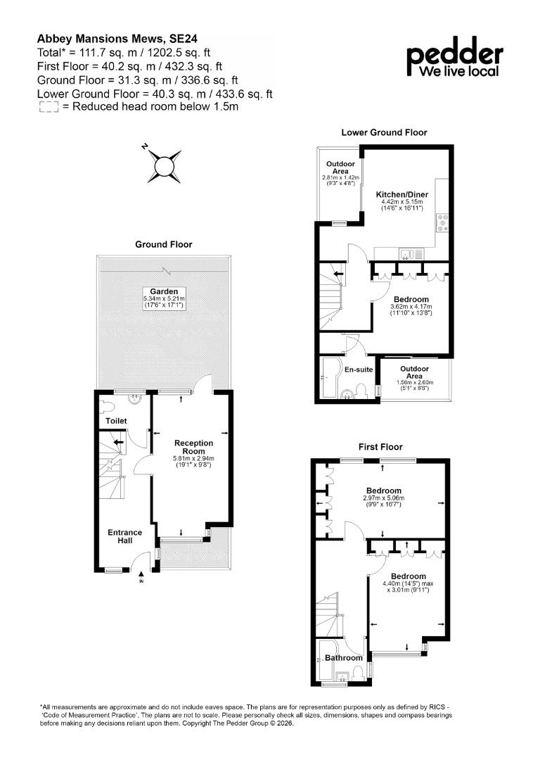 5, Abbey Mansions Mews, London floorplan