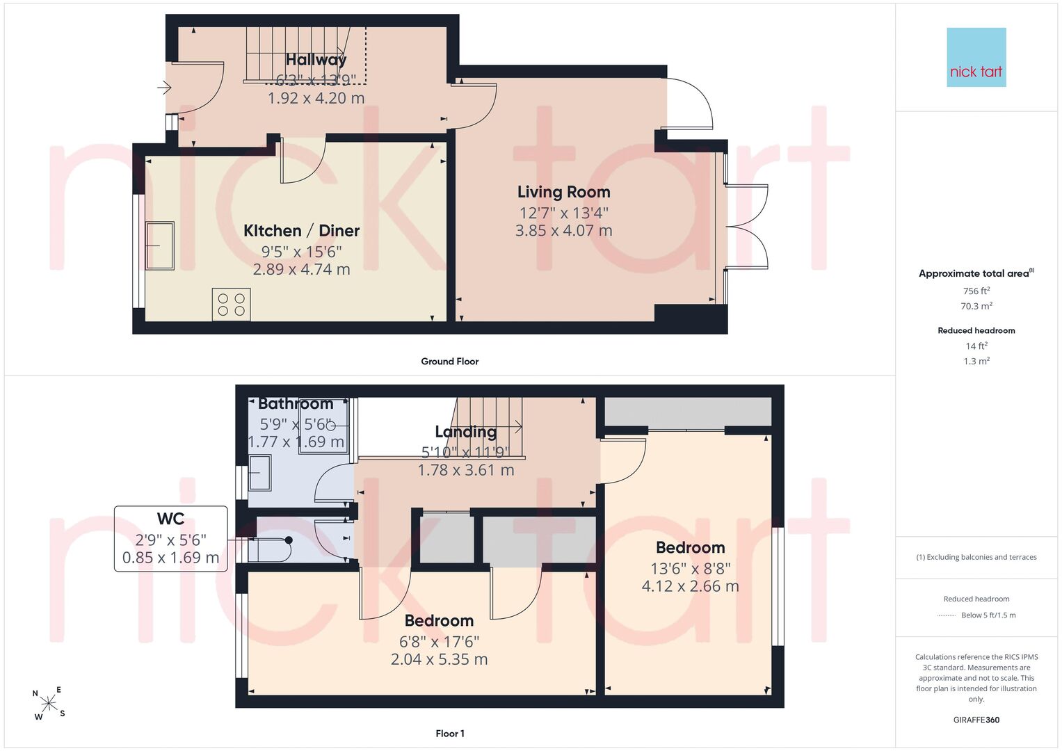 11, Castlecroft, Telford floorplan