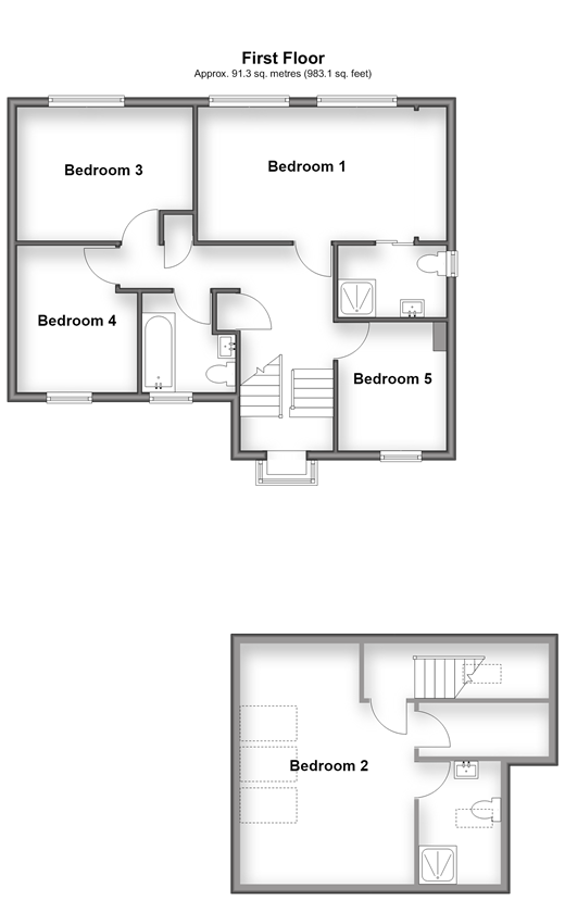 Great Ellshams, Banstead floorplan