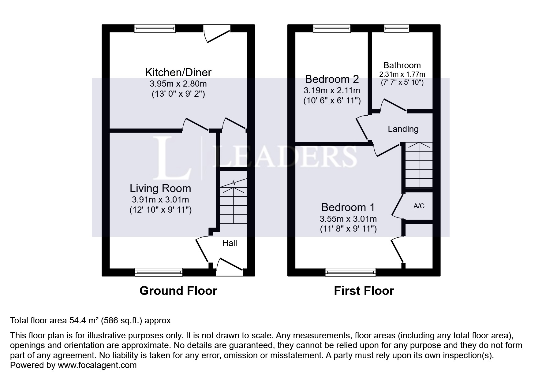 17, Charnwood Close, Swanwick floorplan