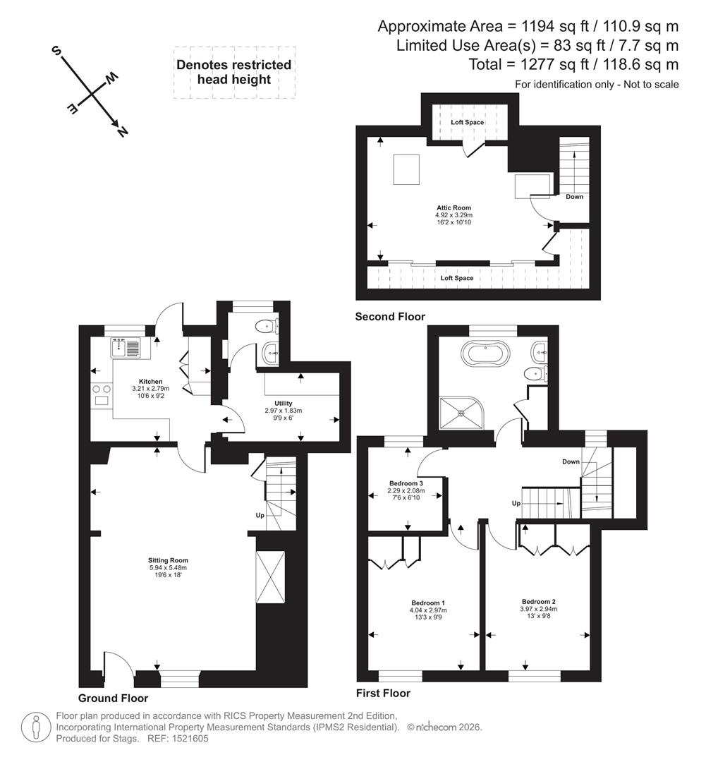10, Higher Town, Tiverton floorplan