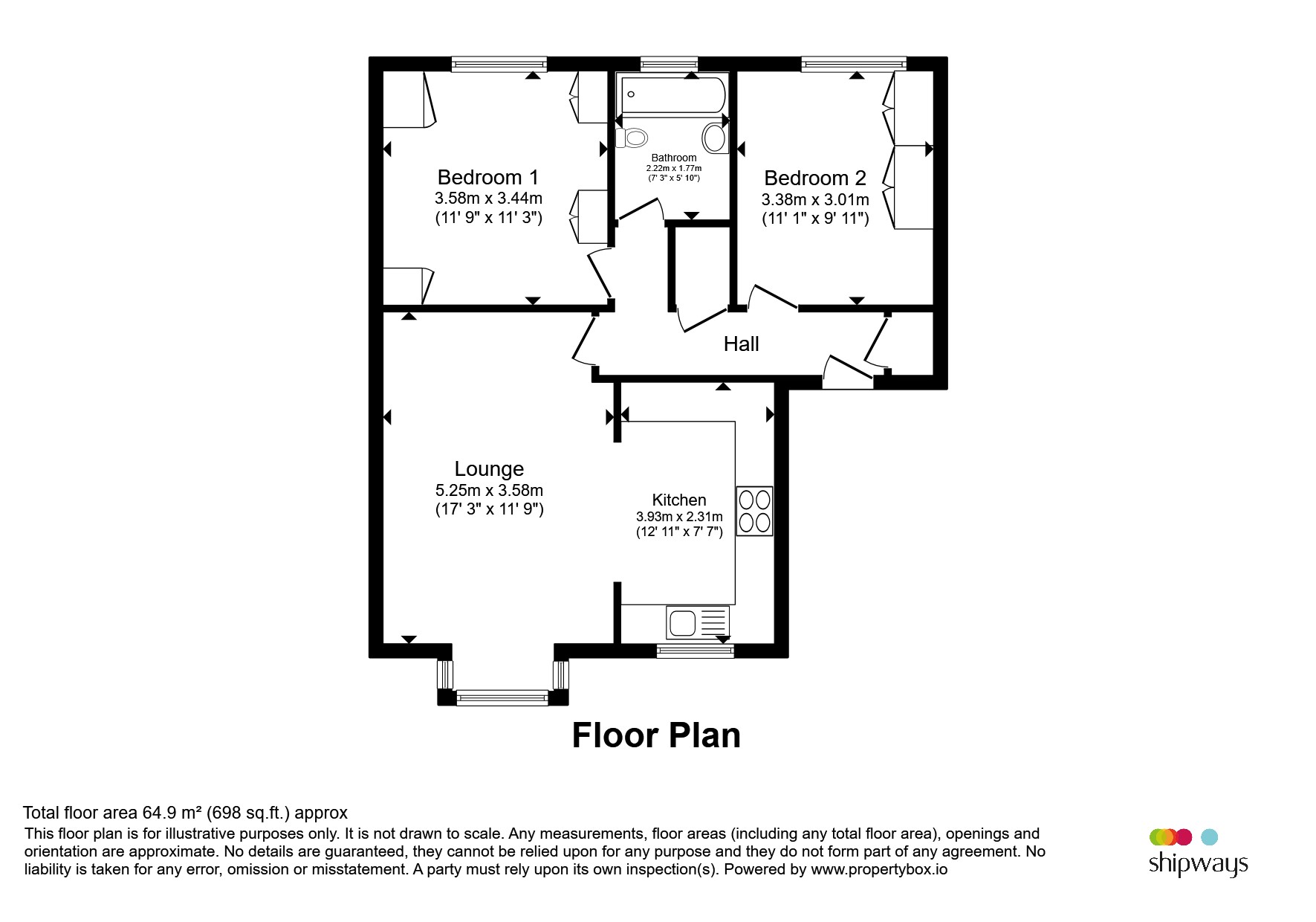 5, Woodfield, Stourbridge floorplan