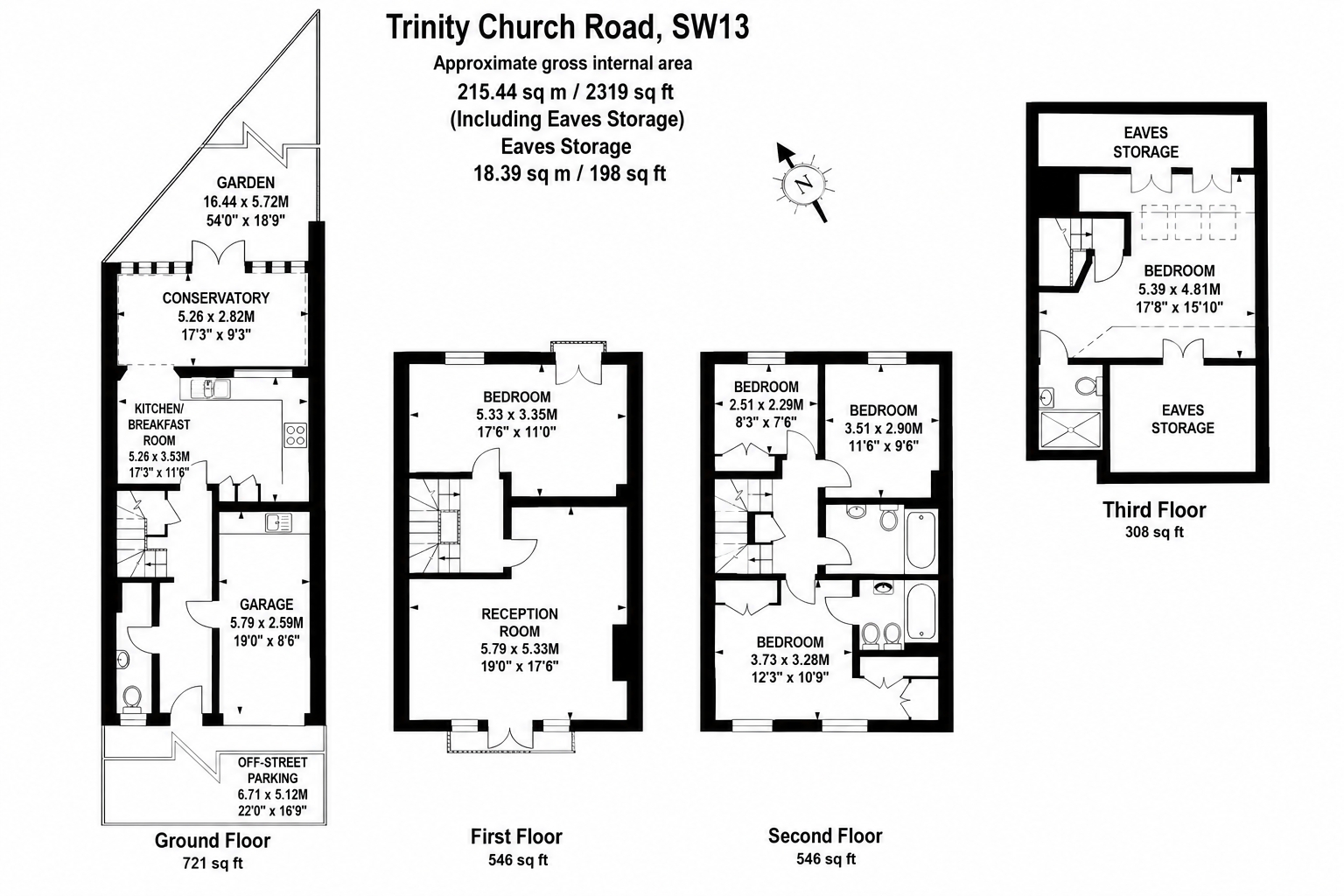 Trinity Church Road, London floorplan
