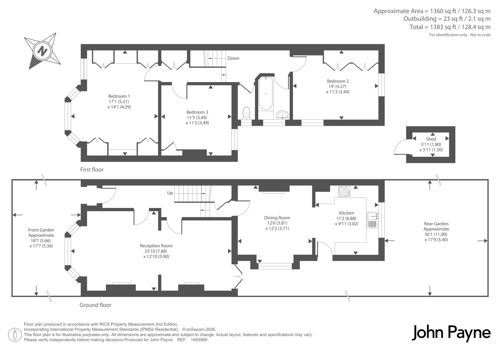 170, Charlton Lane, London floorplan