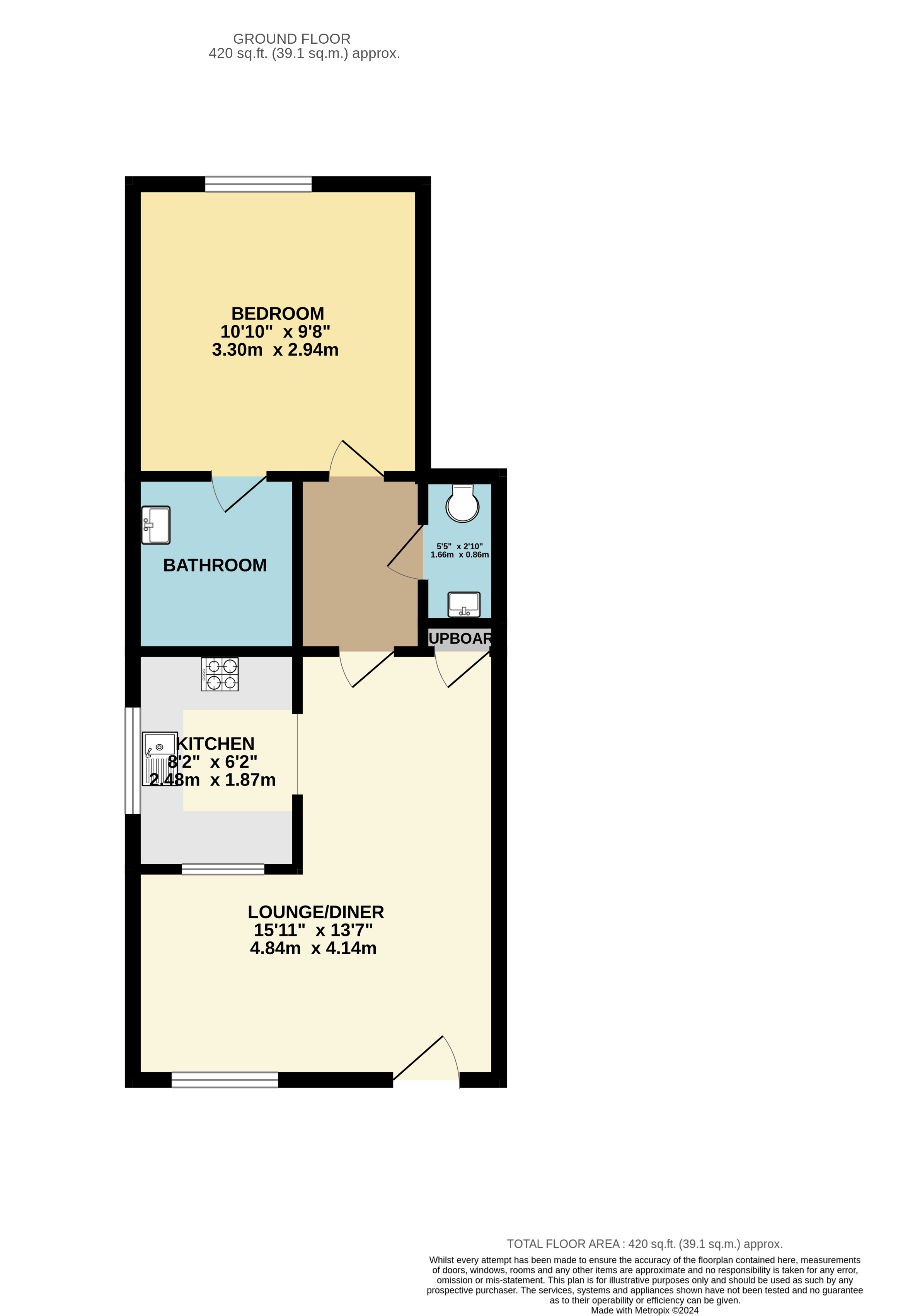 68, Avro Court, Southampton floorplan