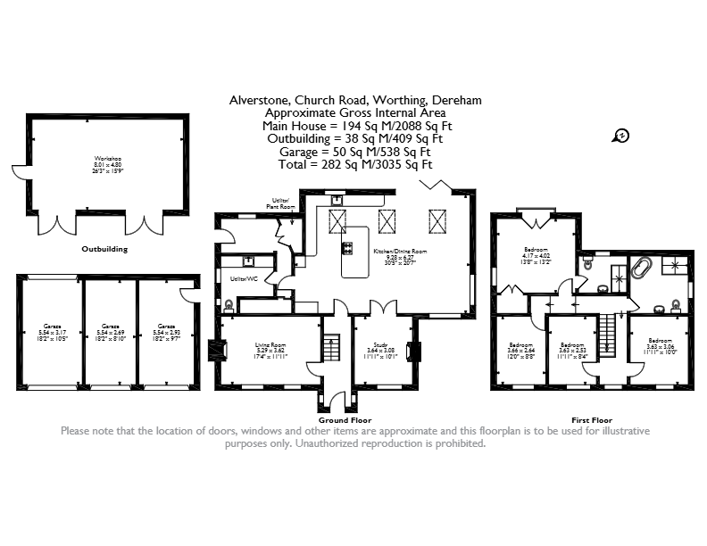 Alverstone, Church Road, Church Road, Worthing floorplan