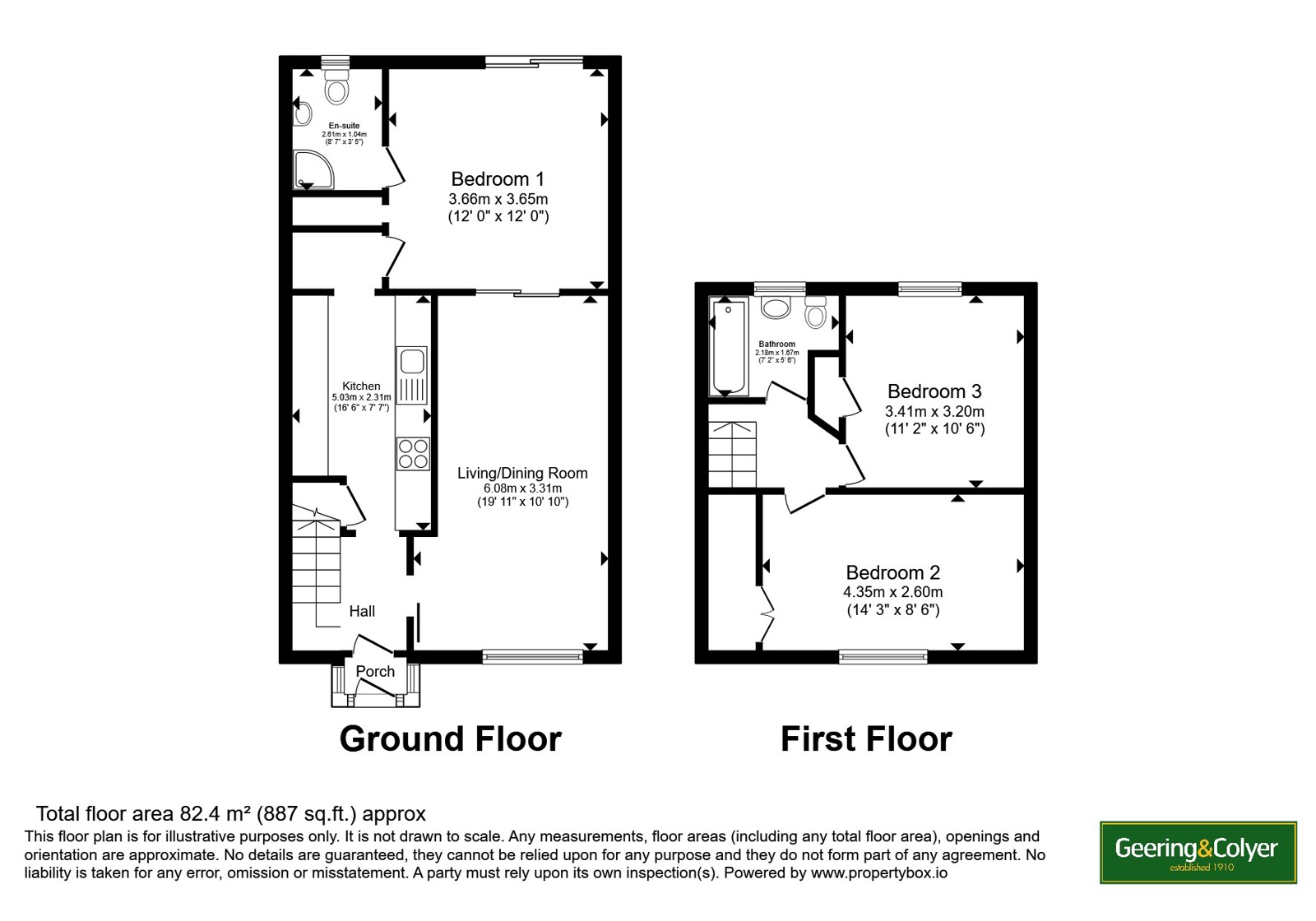 5, Milner Close, Dover floorplan
