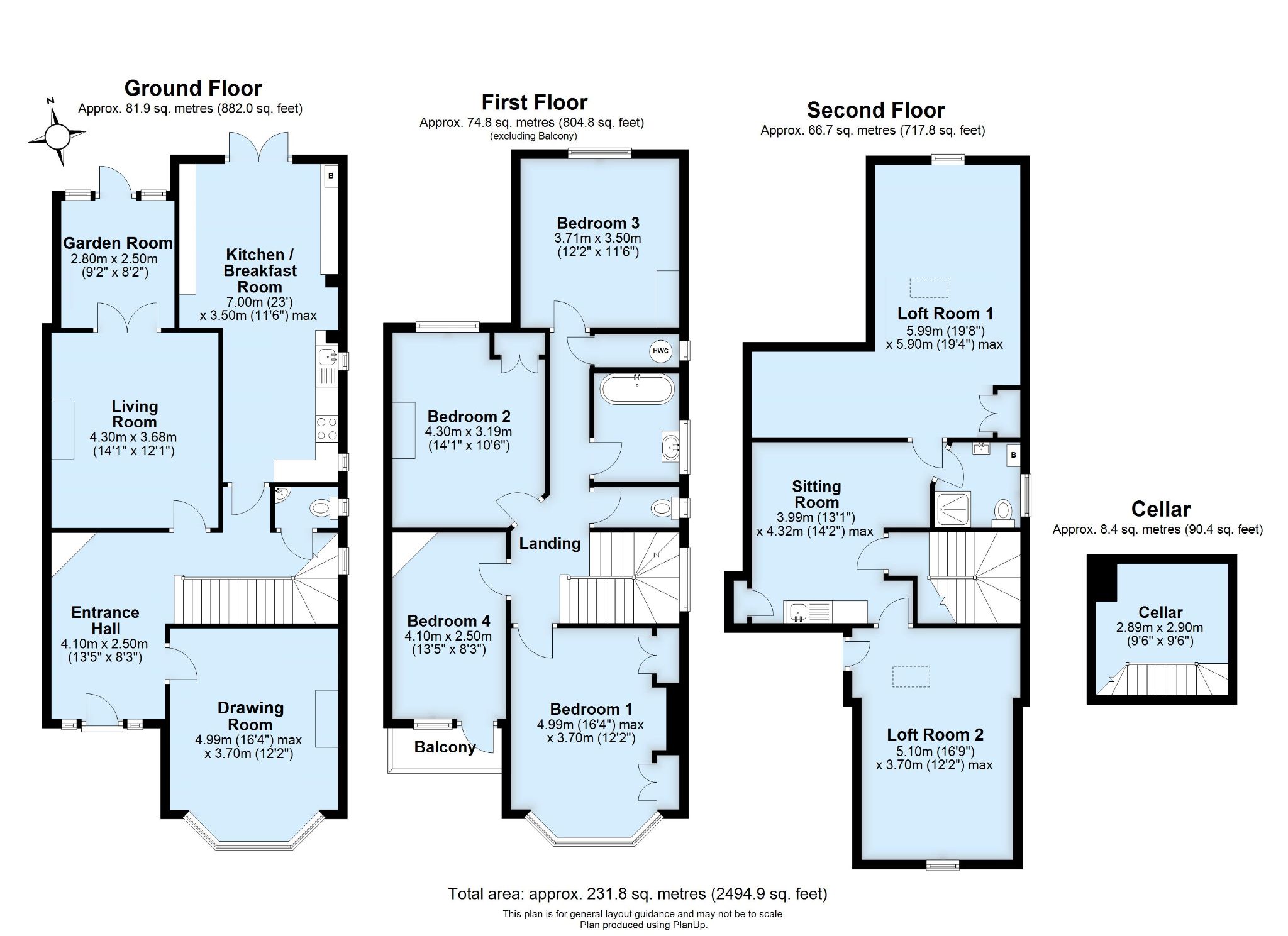 18 Pembroke Road, Sevenoaks floorplan