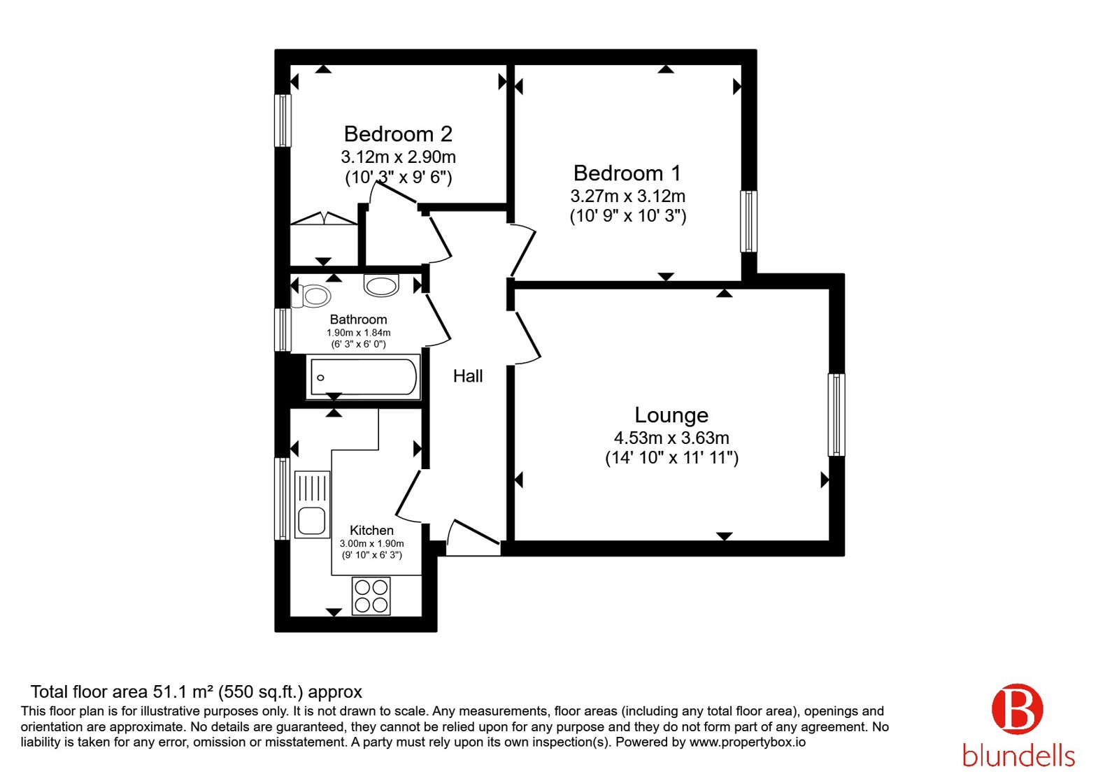 24, Middlewood Drive, Sheffield floorplan